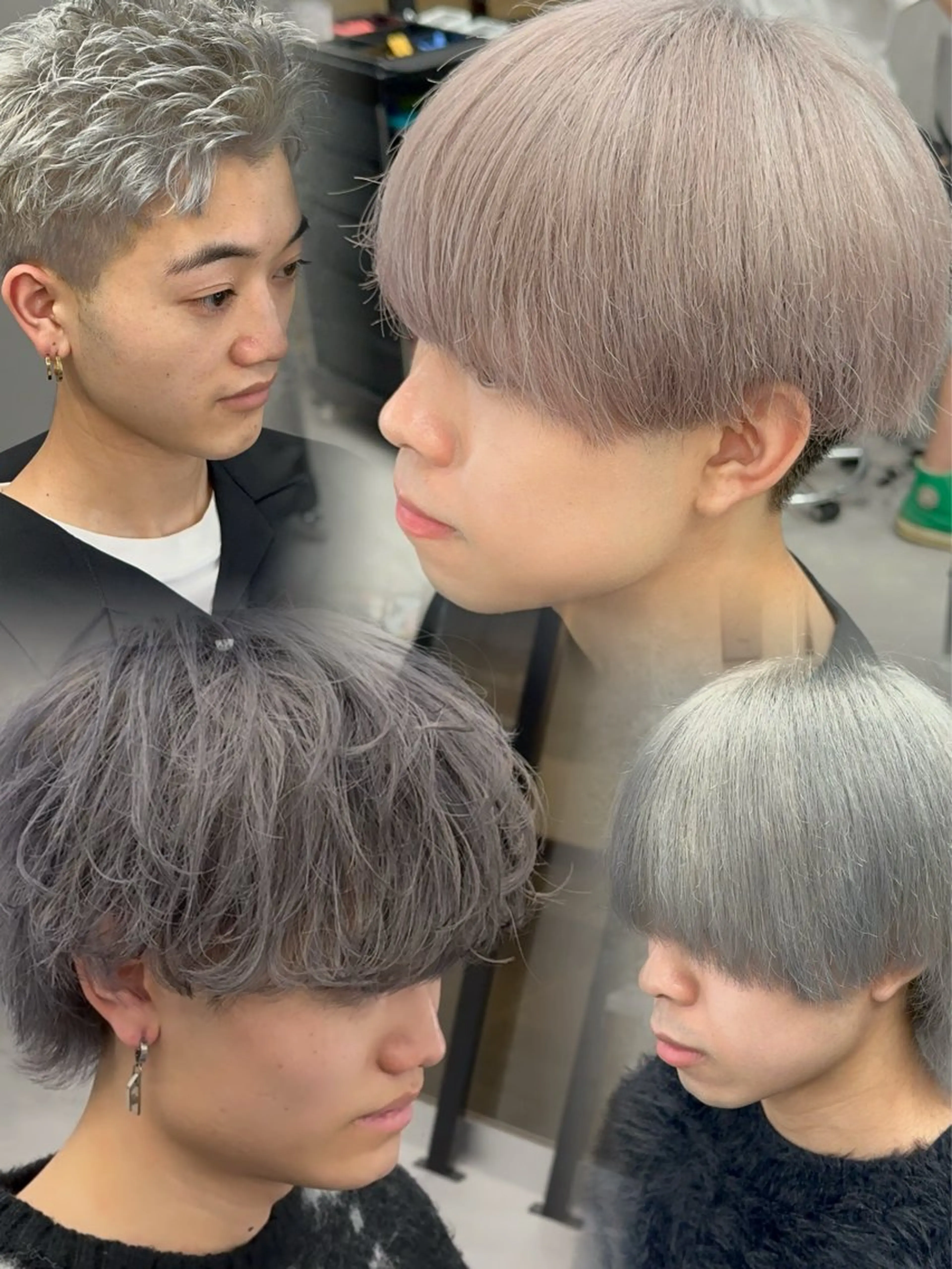 カラー パーマ メンズ メンズブリーチ ブリーチ カット ヘアカラー 札幌美容室 /光👑のヘアスタイル