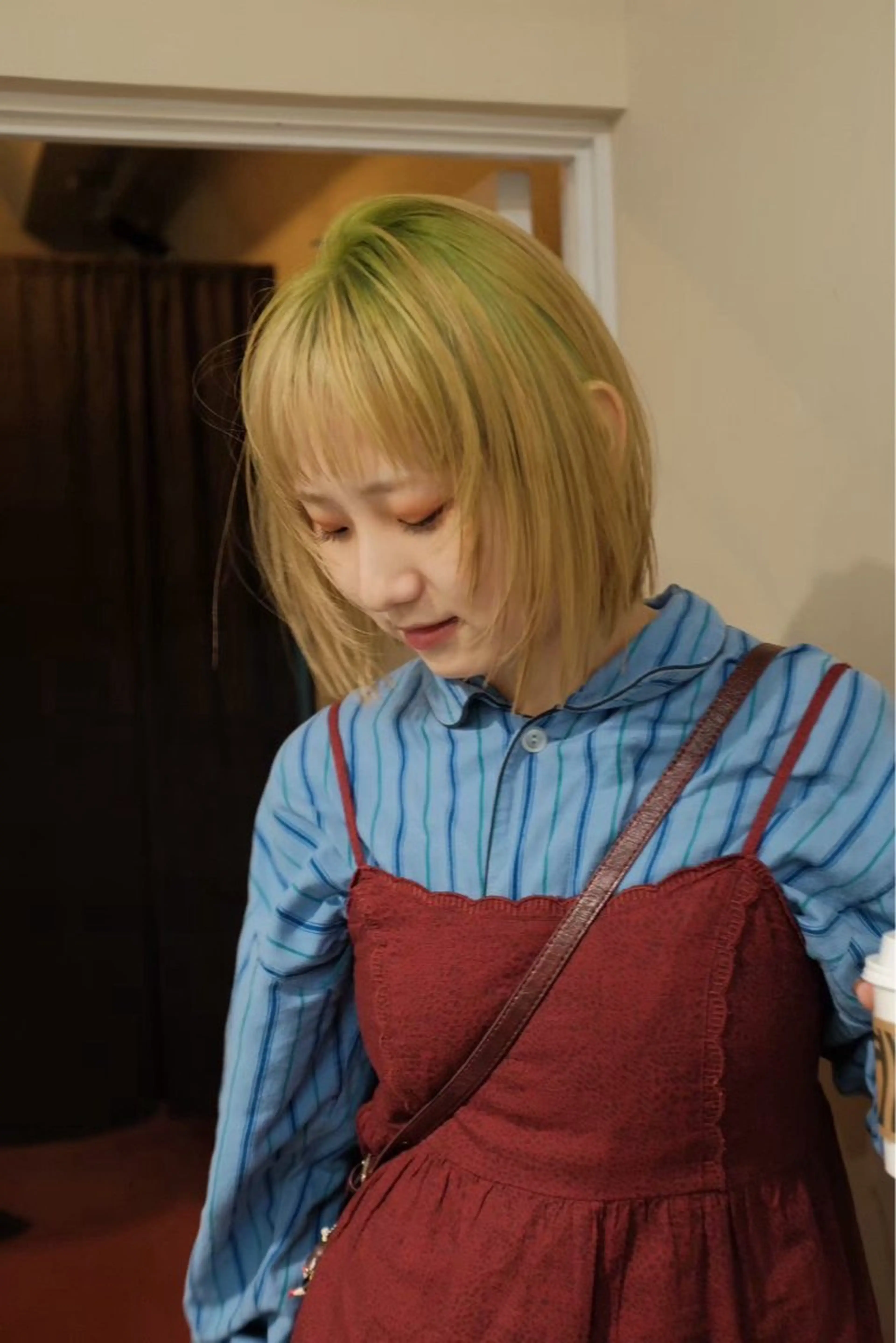 セミロング カラー ヘアアレンジ カット ヘアカラー トリートメント OPUSダブルカラー ケアブリーチのヘアスタイル