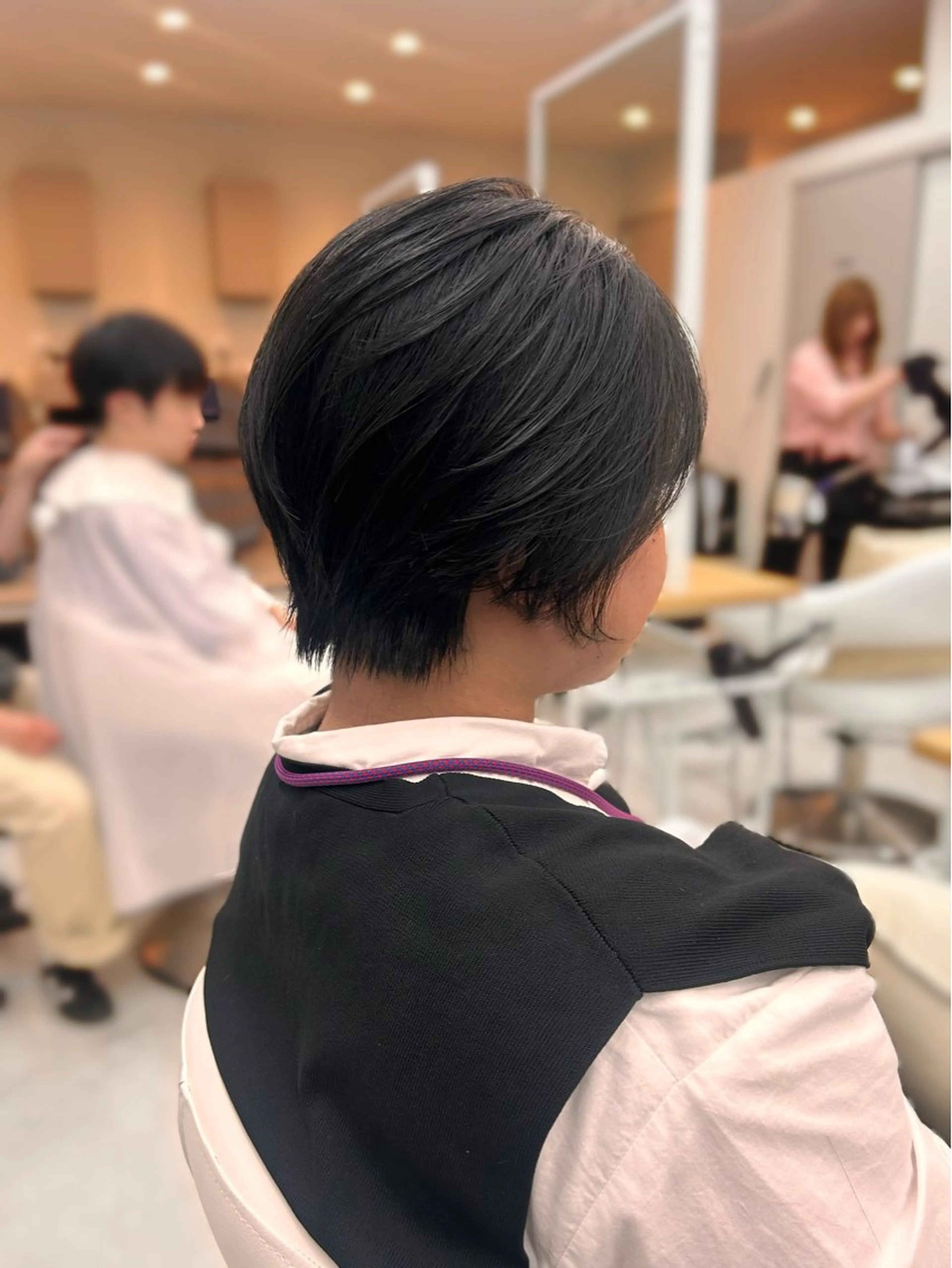 ショート カラー ショートボブ ボブ ショートヘア ミディアムヘア Chifumiのヘアスタイル