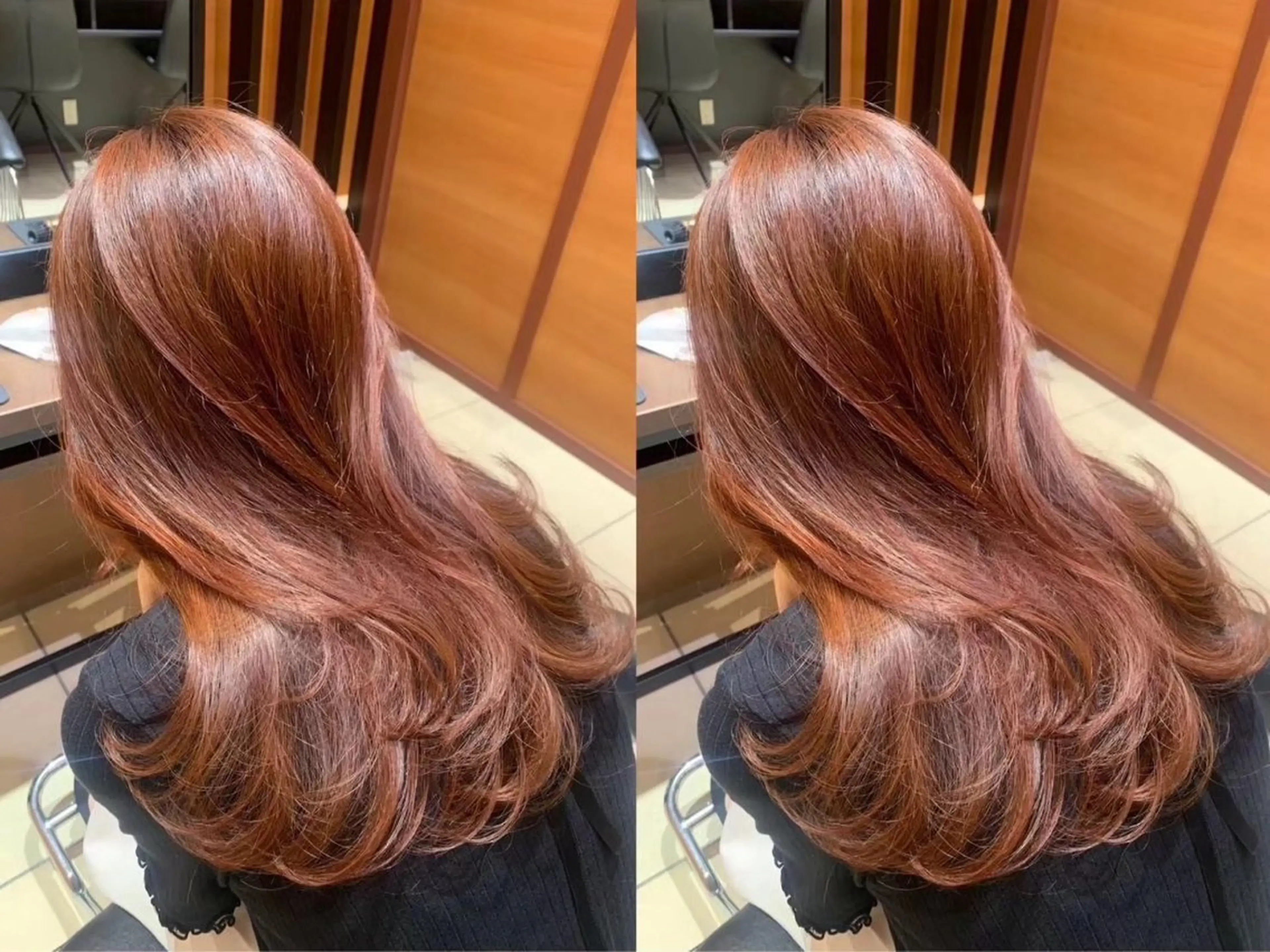 【❤️🩷赤系orピンク系カラー限定クーポン🩷❤️】暖色系カラー+トリートメント¥4950の写真