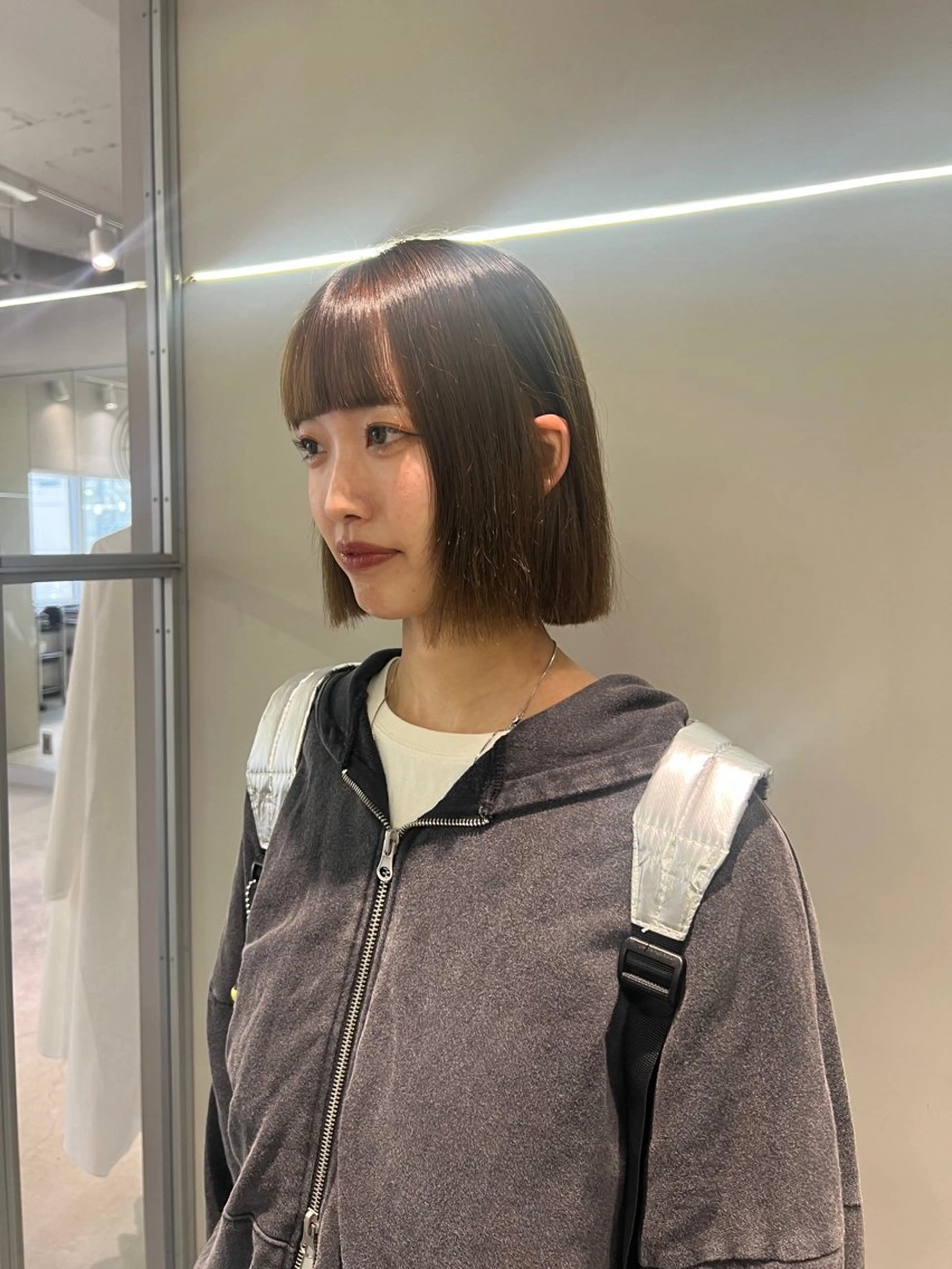 カラー ブラウンカラー ナチュラルブラウン GEM/ hinanaのヘアスタイル