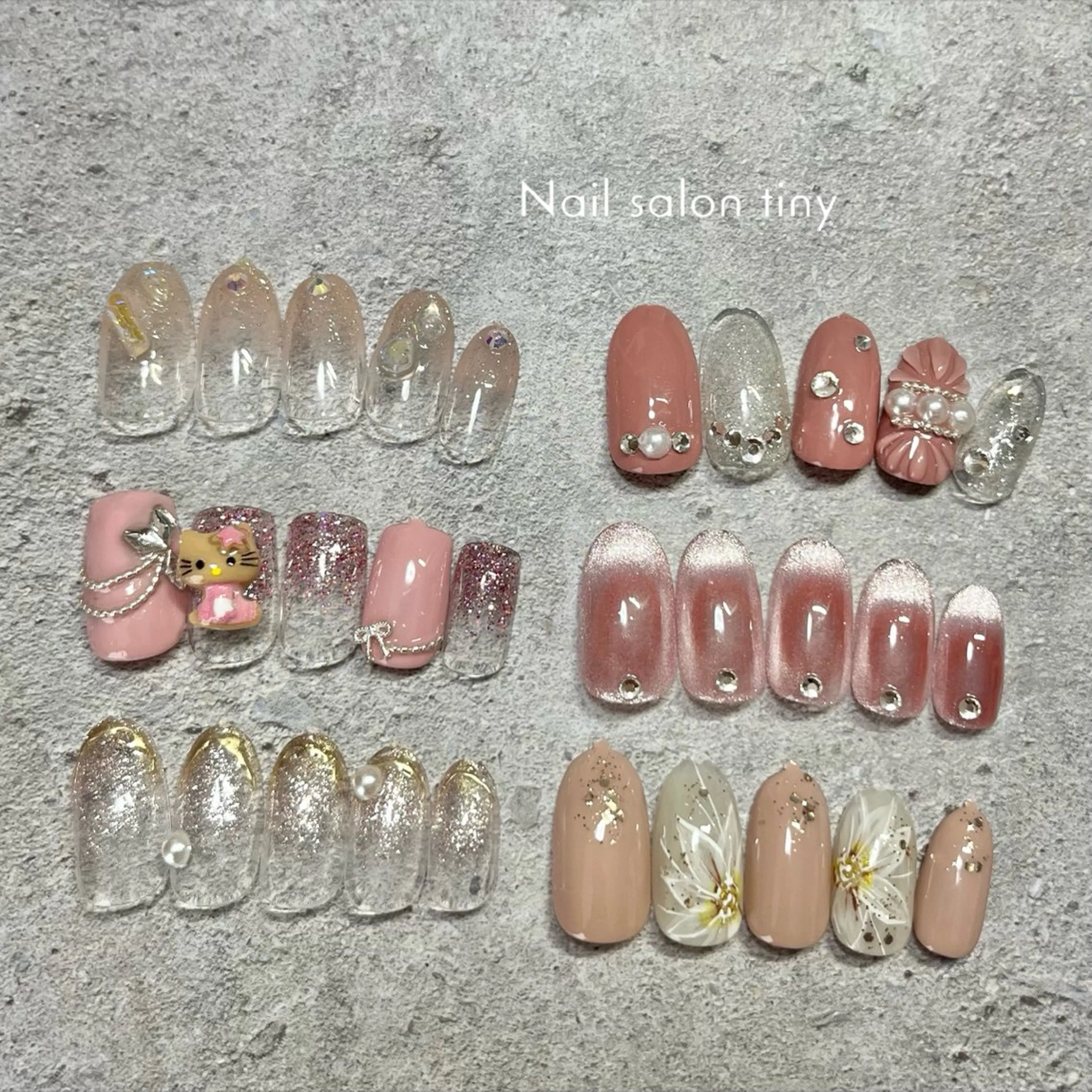 ネイル Nail salon tiny🩵のネイルデザイン