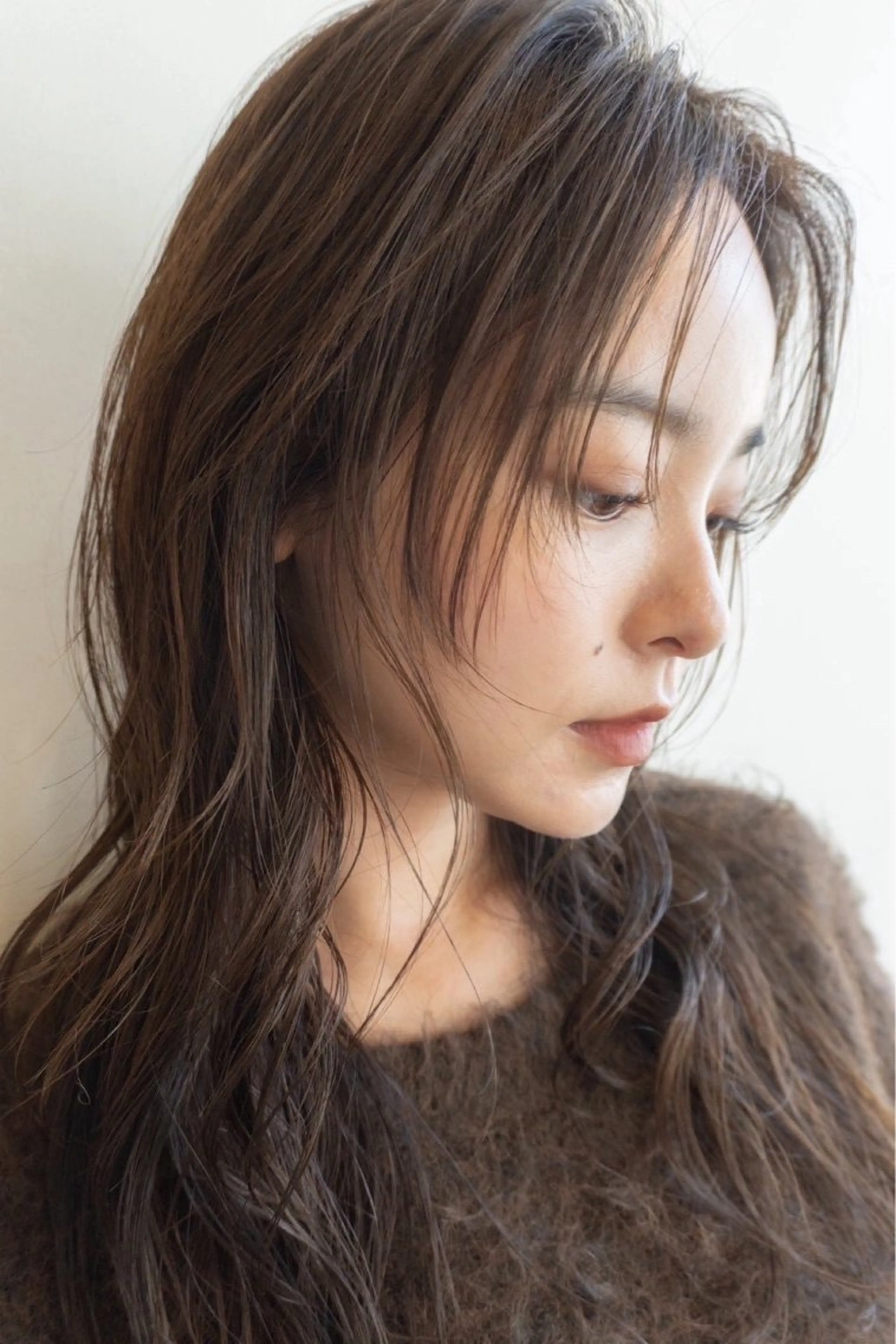 ミディアム ヘアカラー green ひろのヘアスタイル