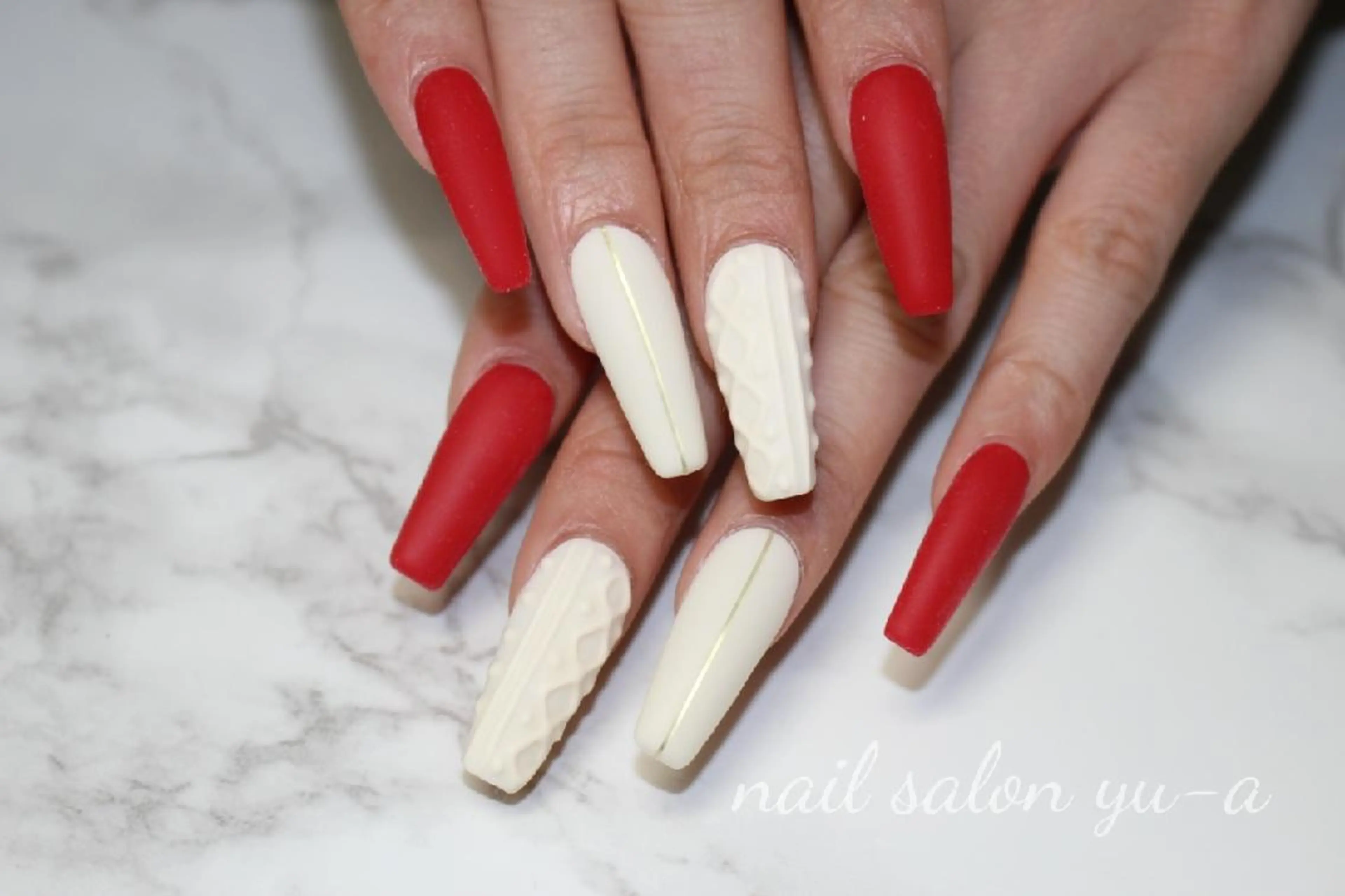 ネイル ハンドネイル yu-a  スカルプ ネイルのネイルデザイン