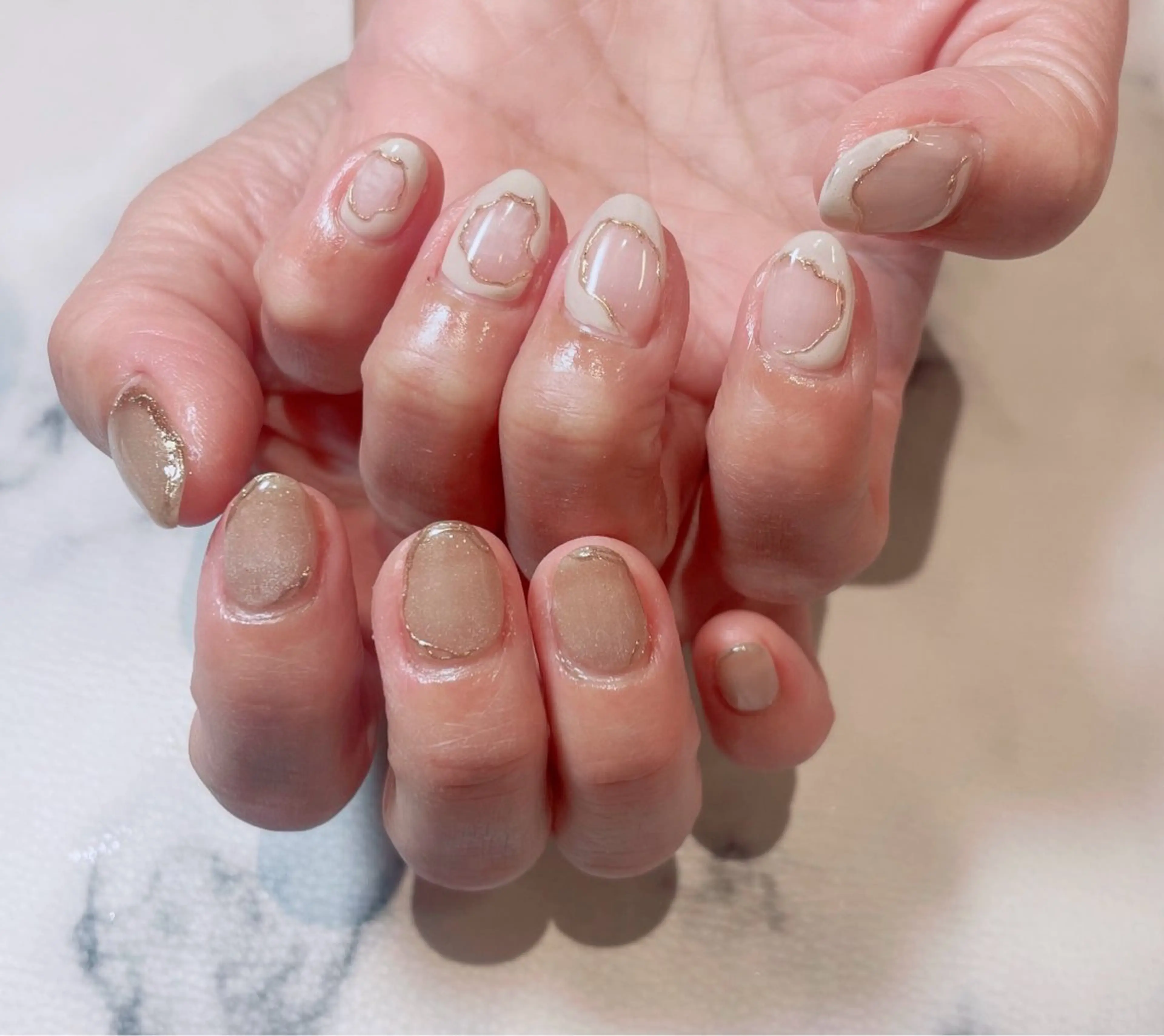 ネイル ハンドネイル 奥田 加奈子のネイルデザイン