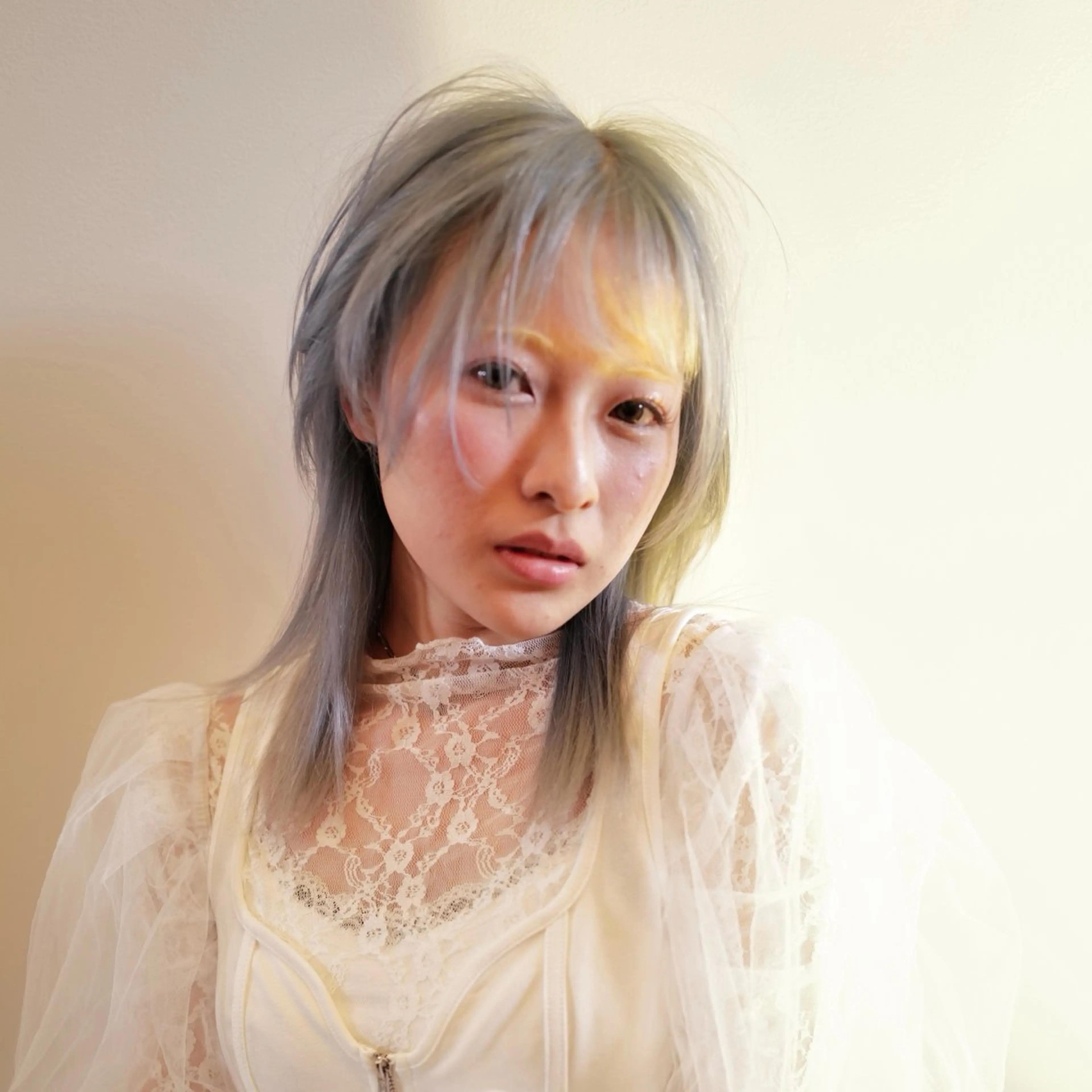 ミディアム はなか こうすけのヘアスタイル