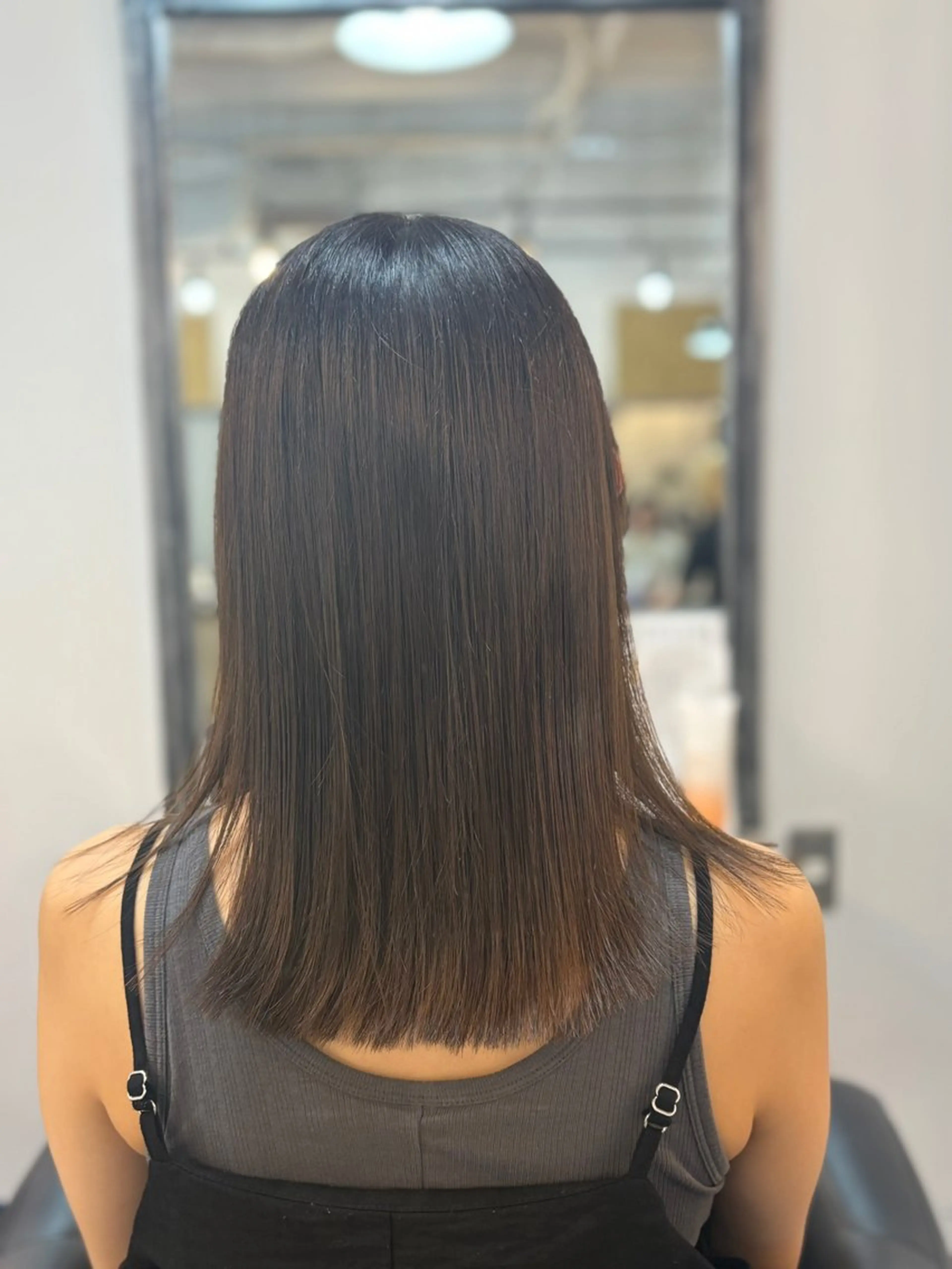 ミディアム レイヤー/切りっぱな しボブ✨️みずか💜のヘアスタイル