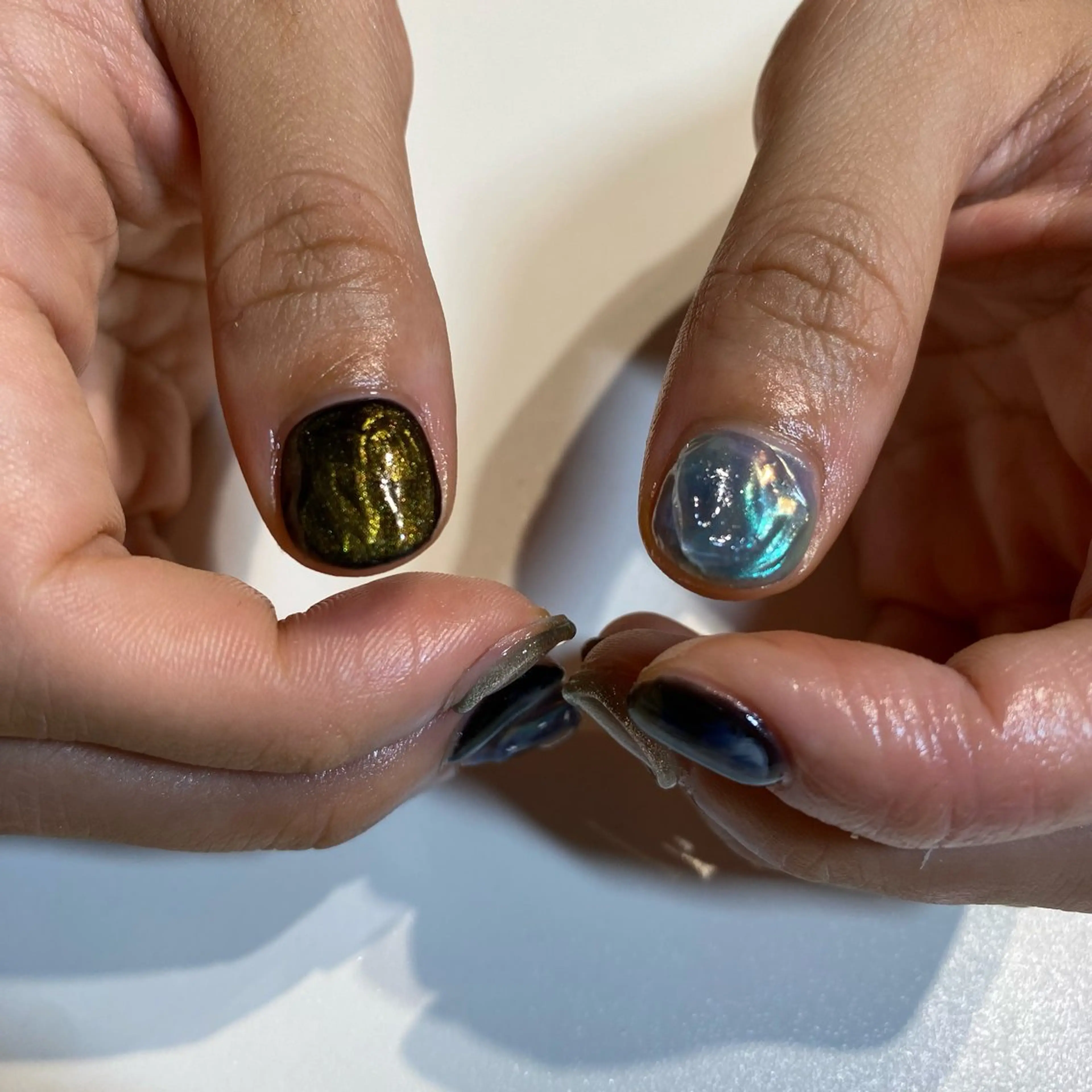 ネイル フットネイル フレンチネイル ジェルネイル グラデーション マグネットネイル misa🫧ナチュラ ル縮毛矯正/髪質改善のヘアスタイル