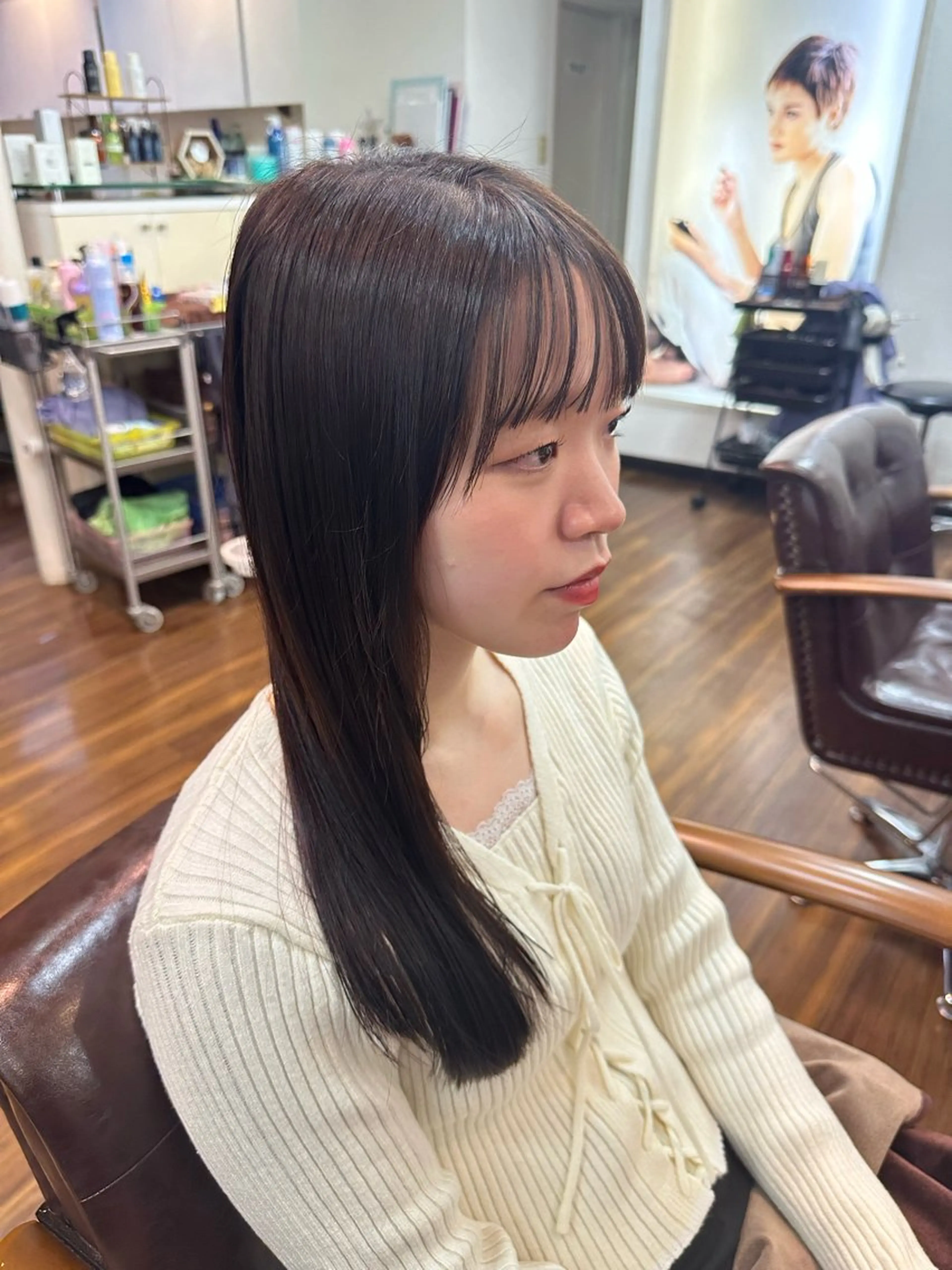 ロング 奥田 七都海のヘアスタイル