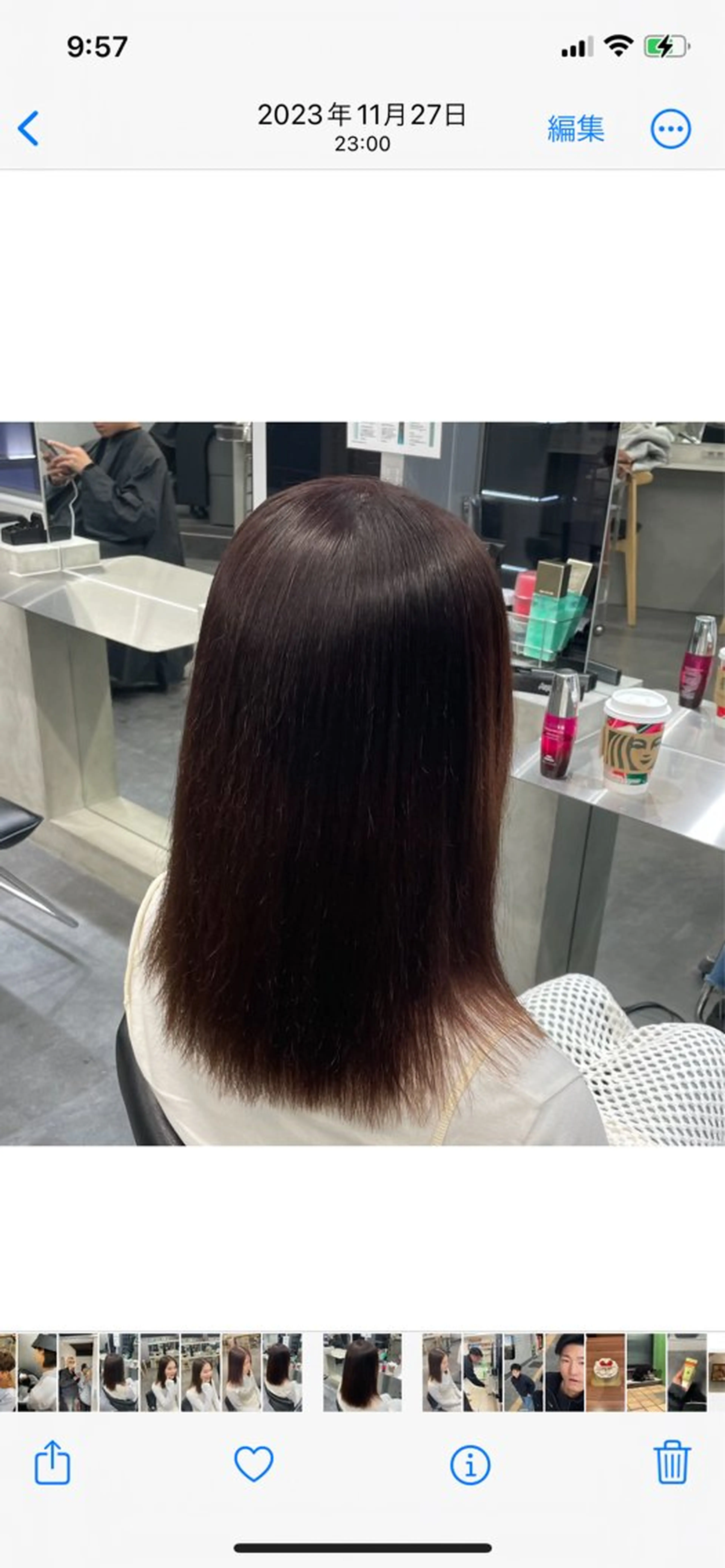 ロング カラー ヘアアレンジ fifth 石川 凪のヘアスタイル