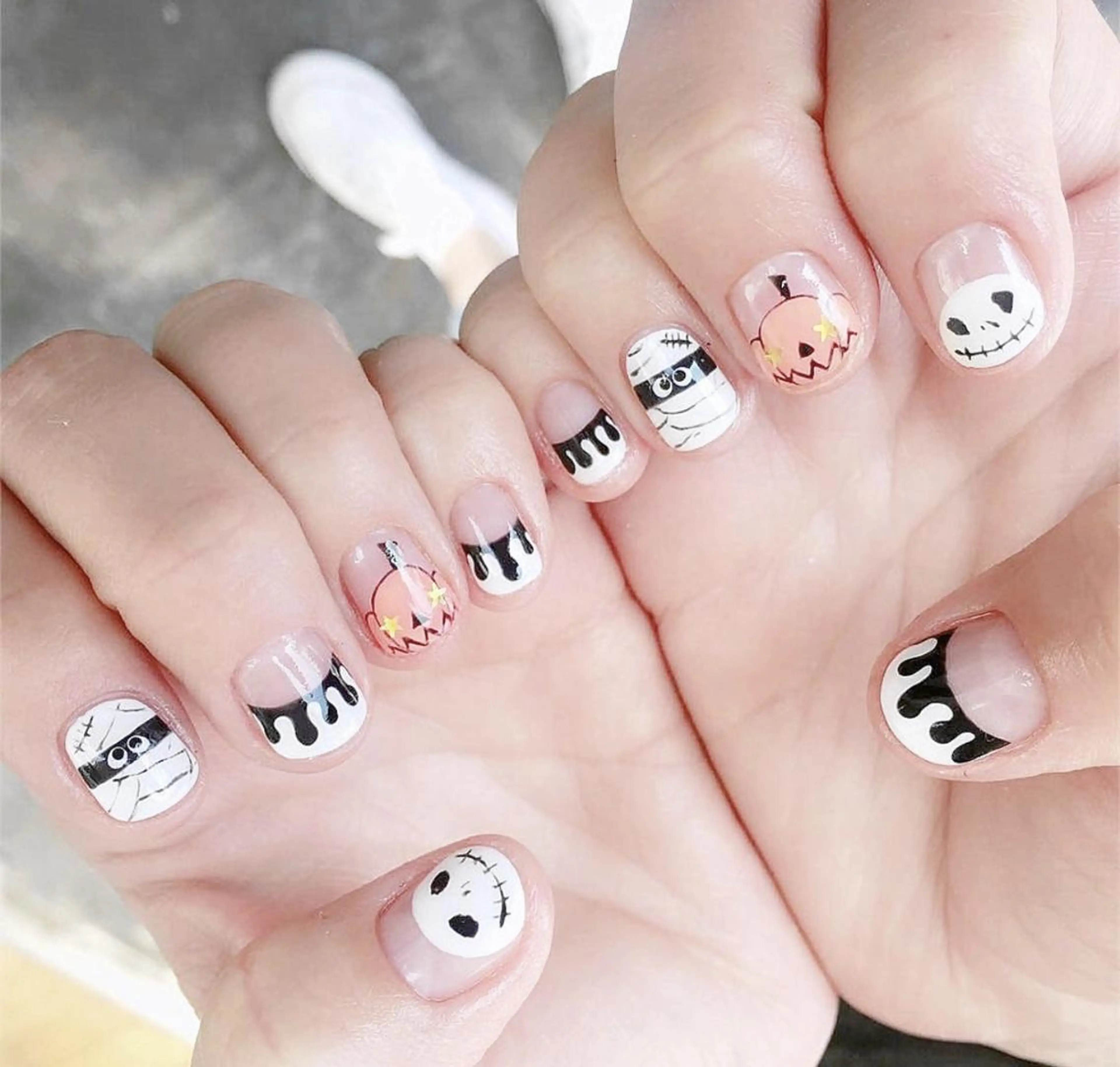 ネイル ハロウィン Cute beauty2のマツエク・マツパデザイン