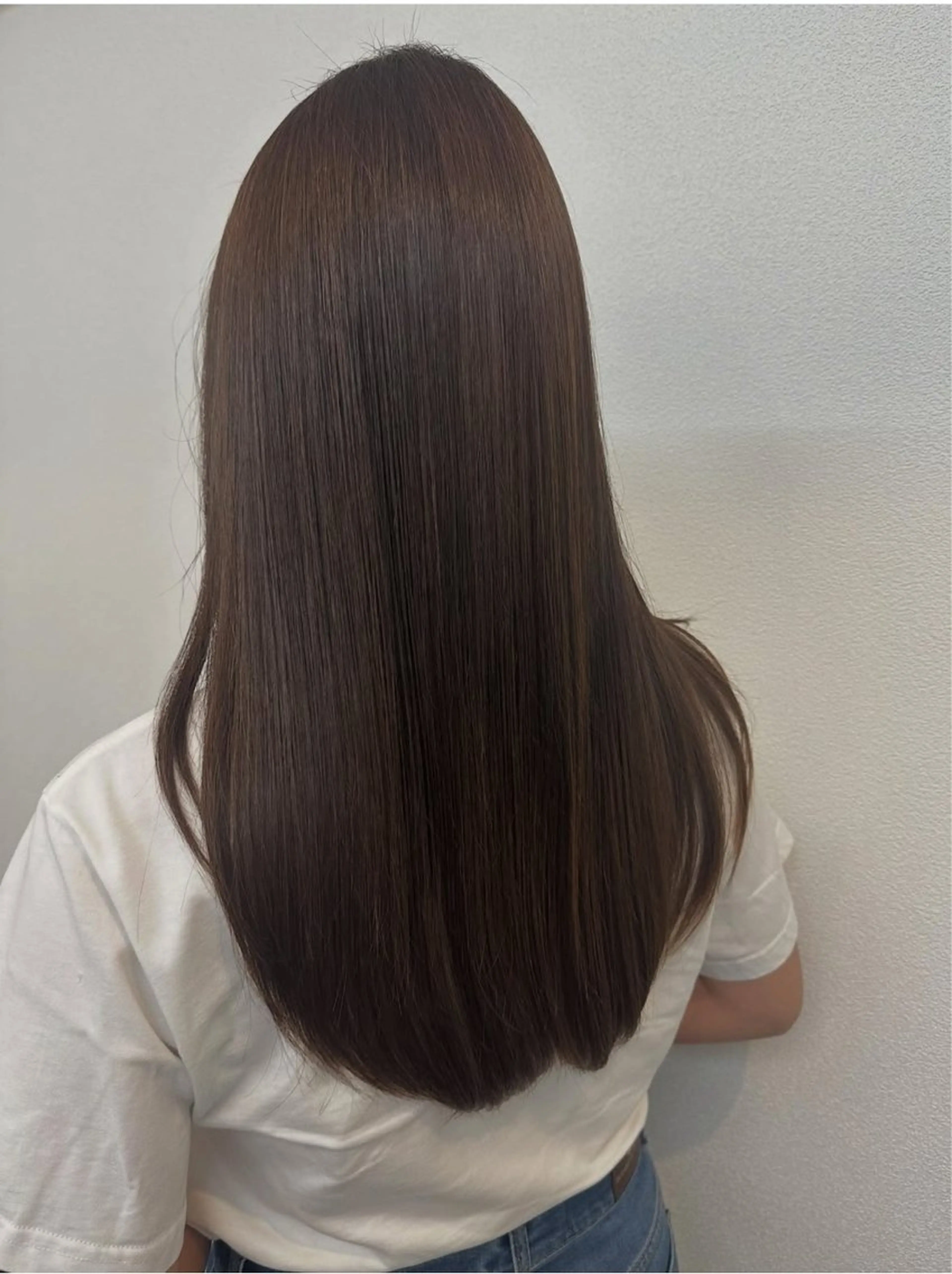 ロング 縮毛矯正 Aoneエーワン青山店所属・縮毛矯正専門店 Aoneエーワンのヘアスタイル