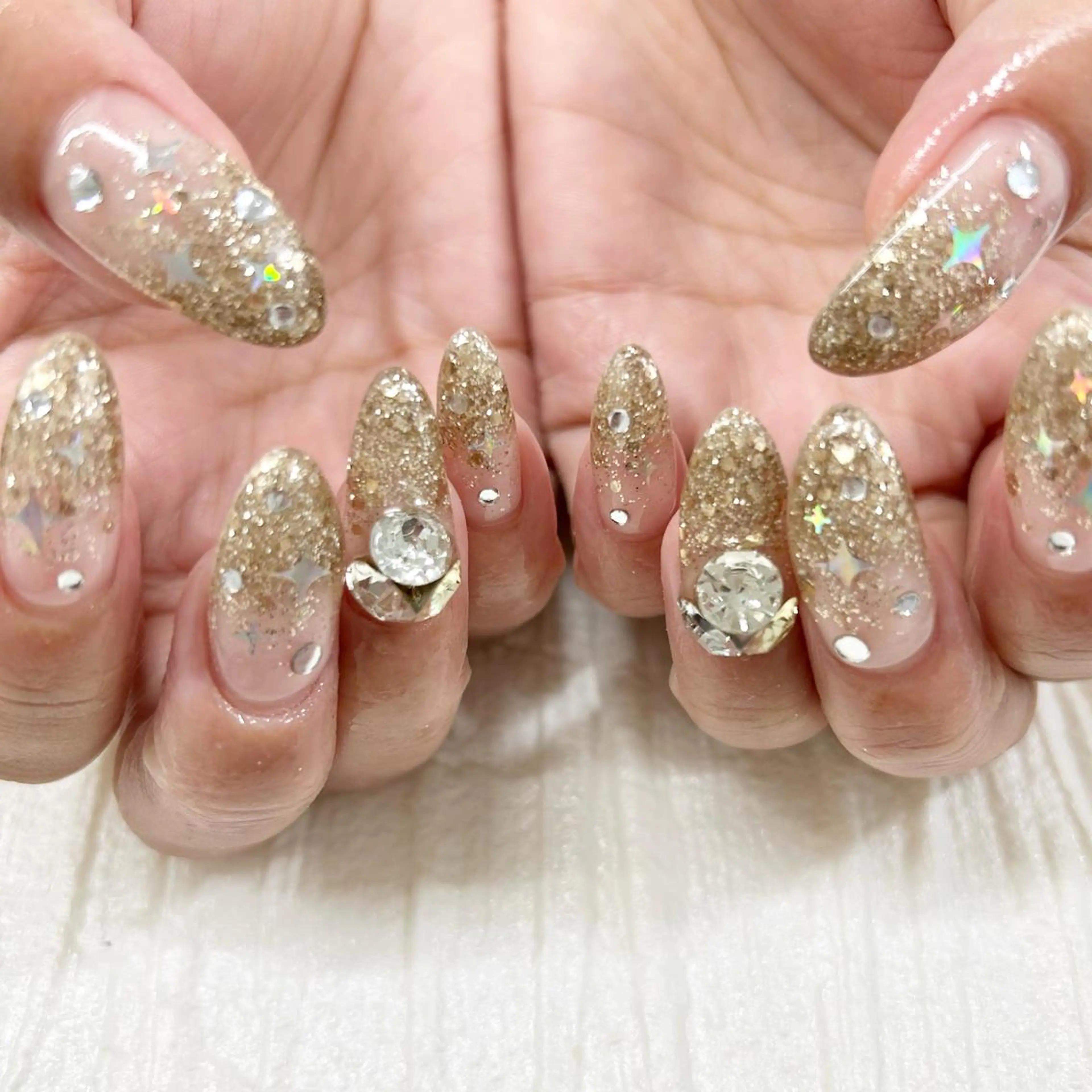 ネイル マツエク・マツパ アイブロウ 夏ネイル pu muのネイルデザイン