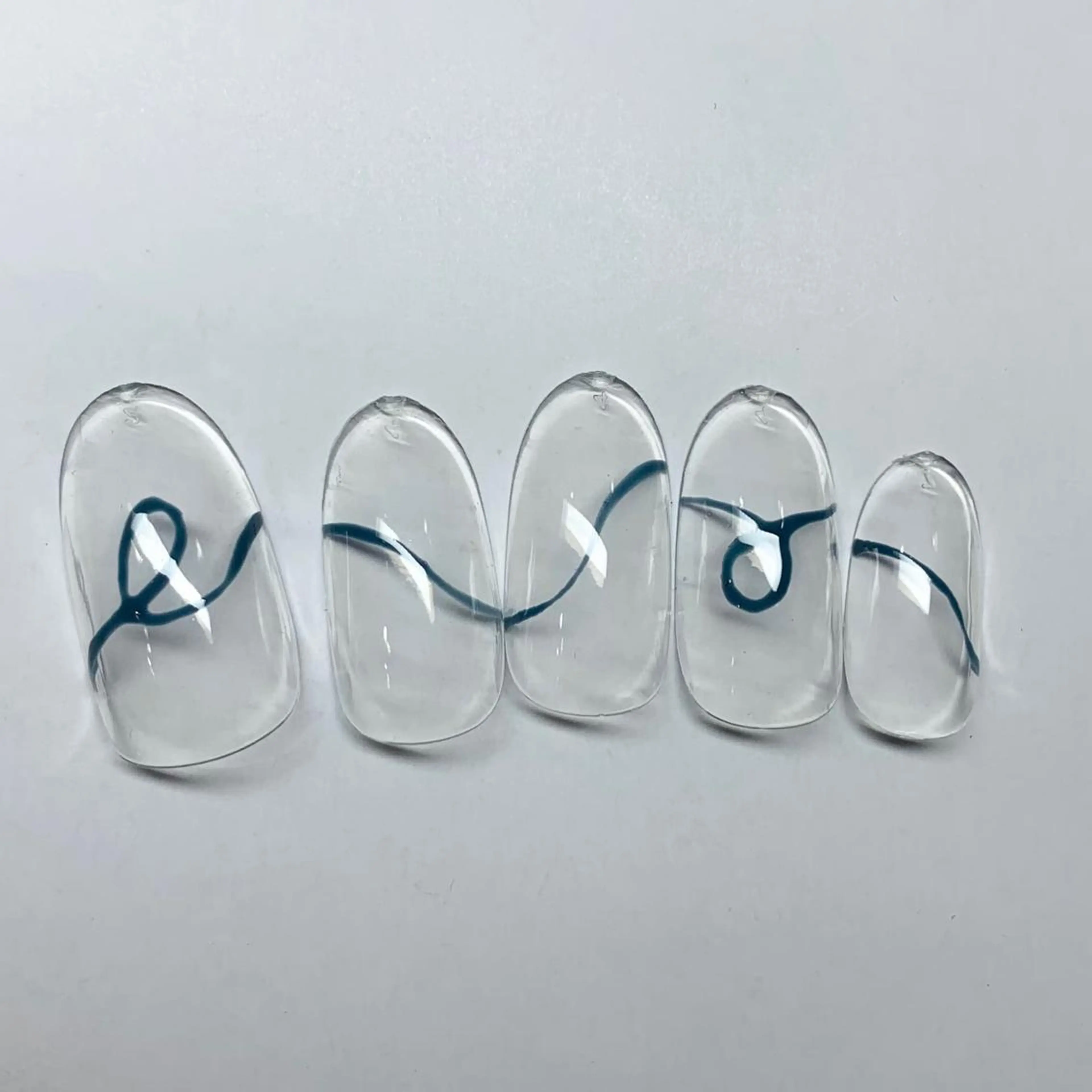 ネイル クリアネイル Laule'a Jr 🎀ネイリスト🎀のネイルデザイン