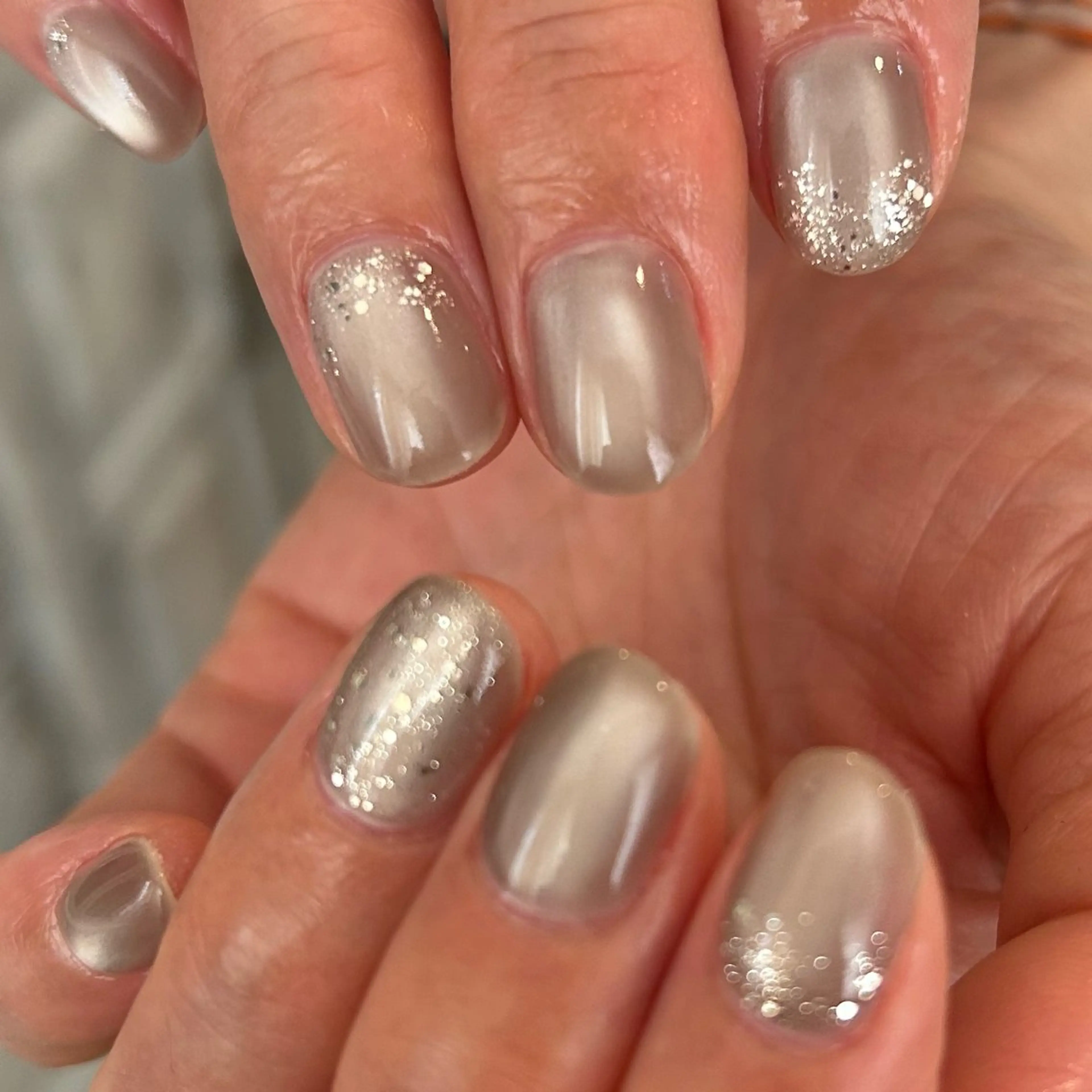 オフなしマグネットネイル(ドライケア込み)の写真