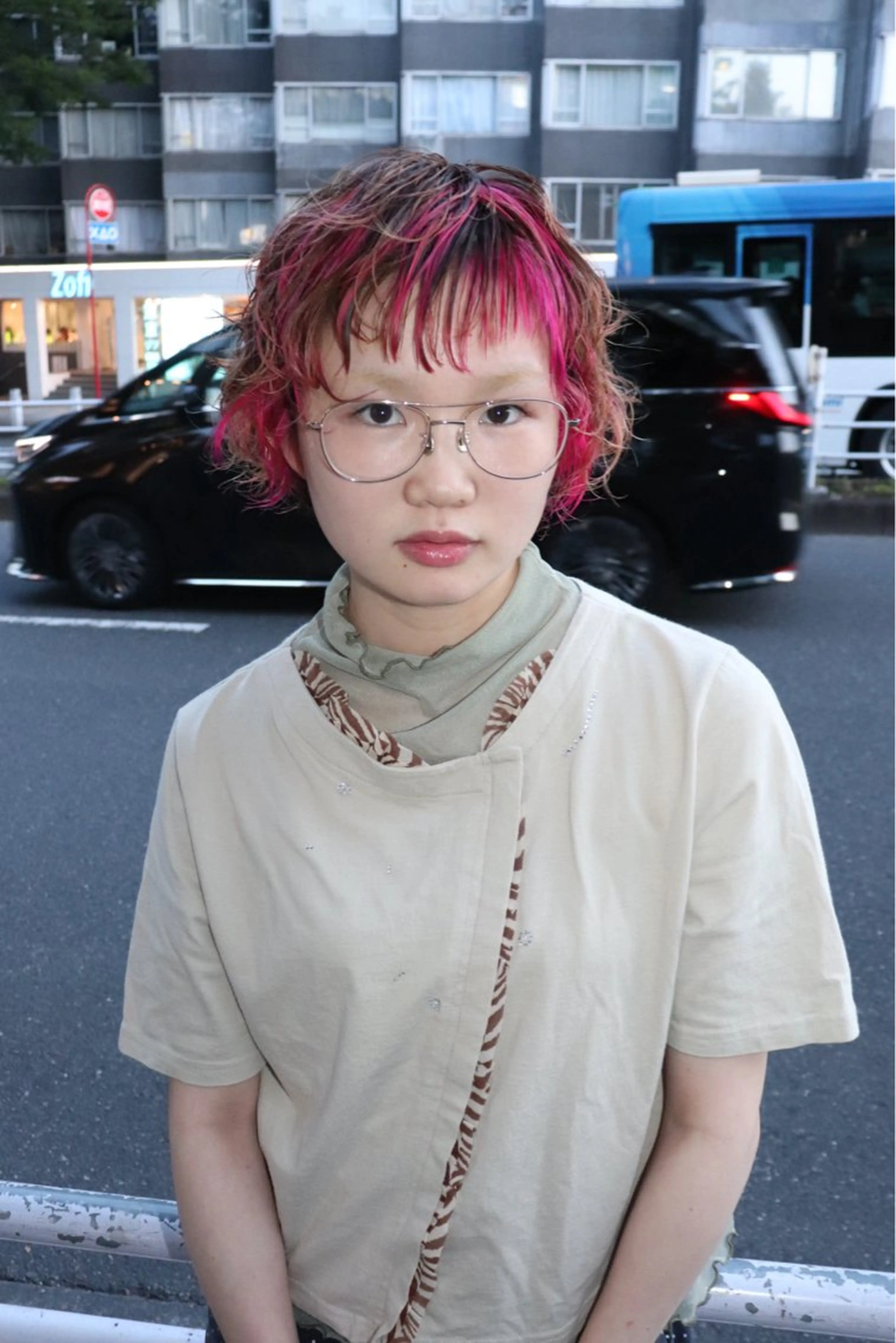 ショート カラー ヘアアレンジ @kyoniyy KYONIのヘアスタイル