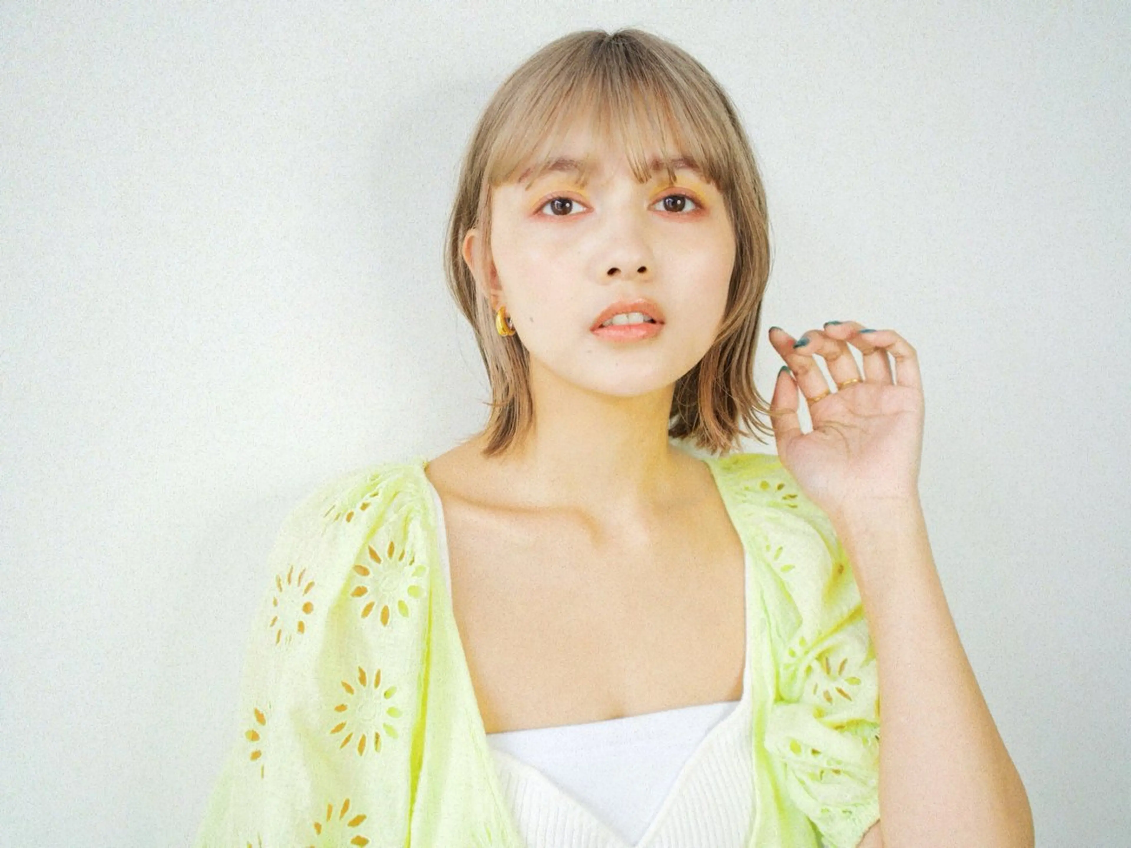 ミディアム カット ヘアカラー トリートメント 韓国ヘア×髪質改善 ⭐️谷遼平⭐️のヘアスタイル