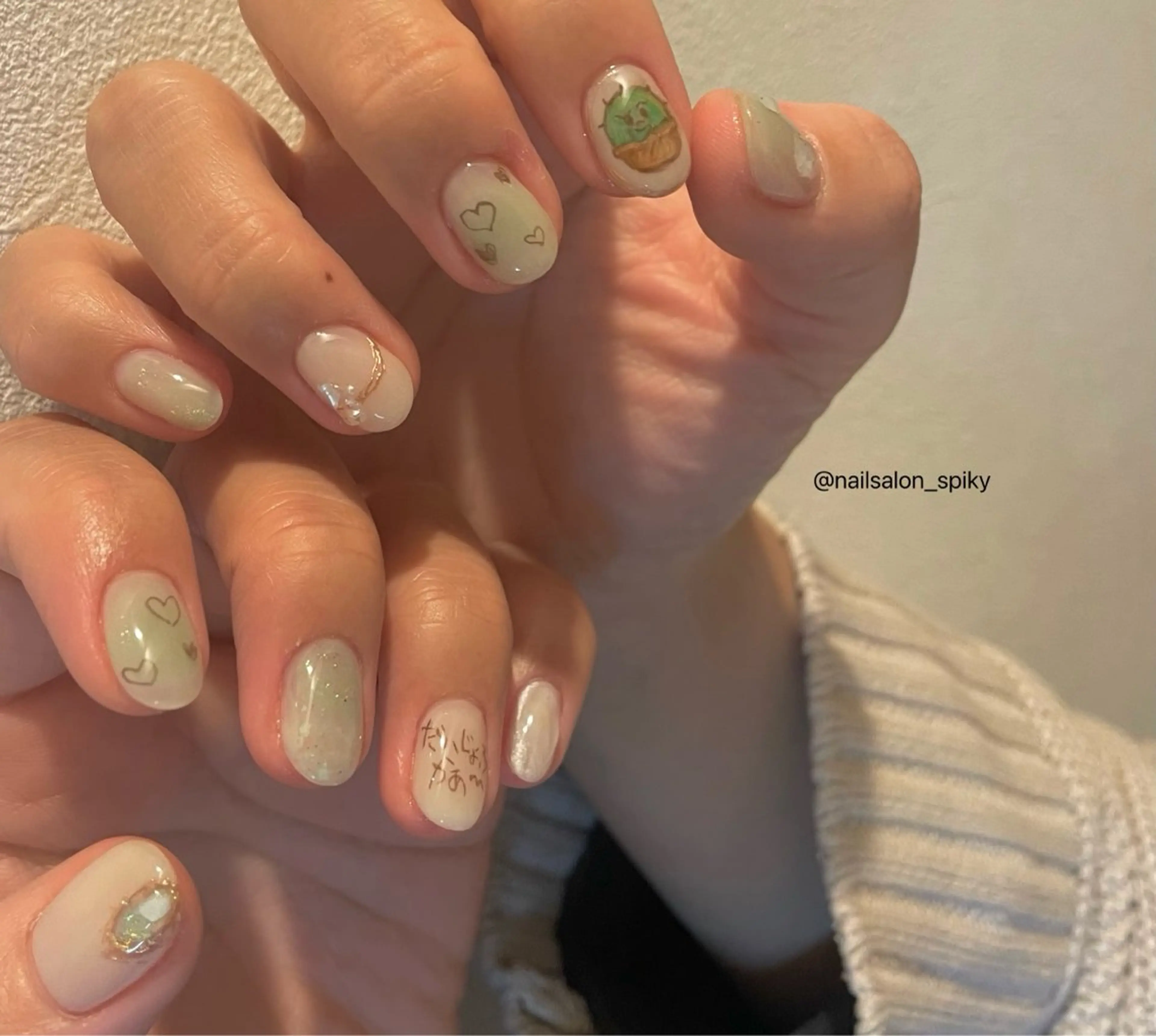 ネイル Spiky とうげ ふうかのネイルデザイン