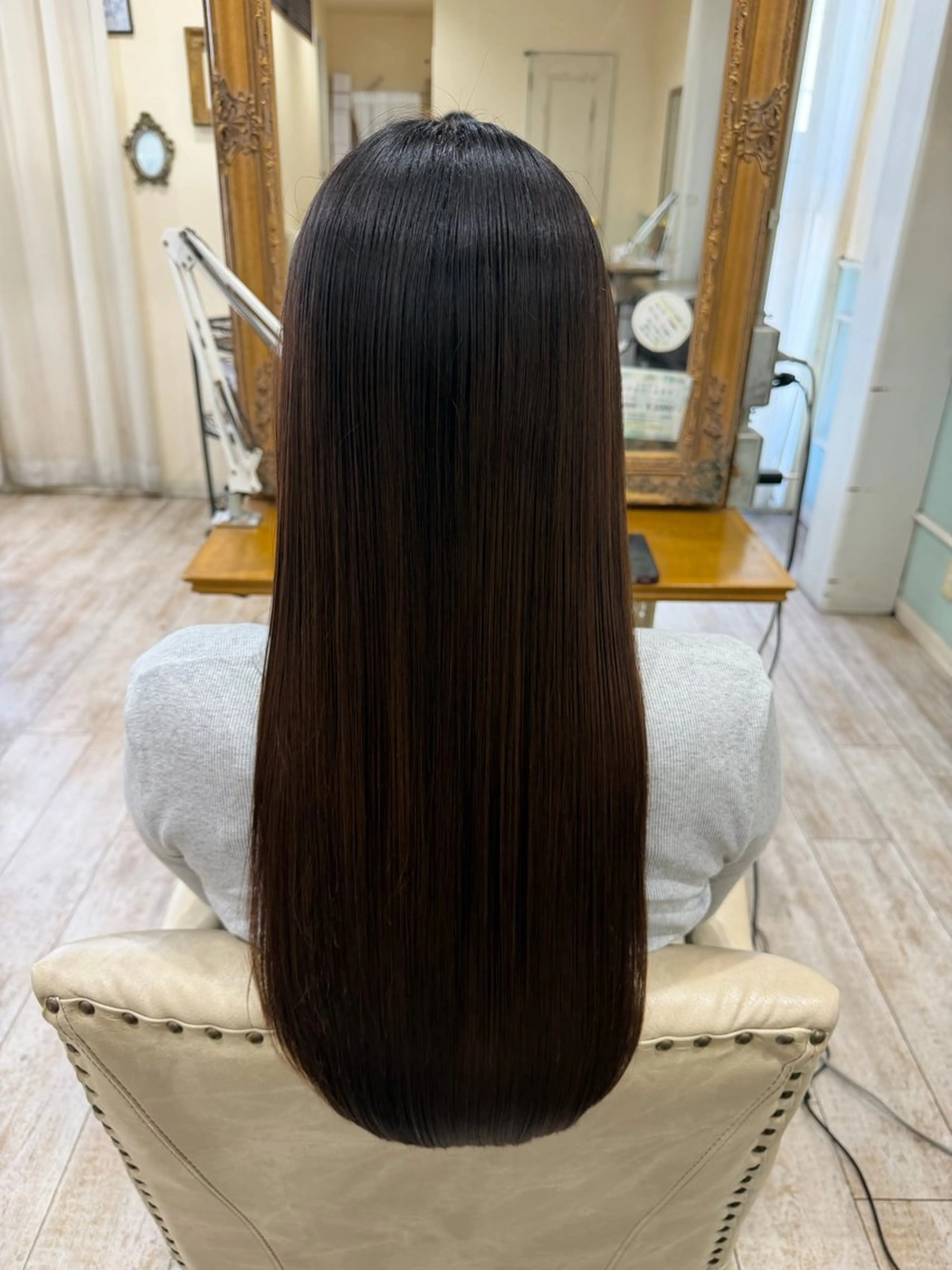 ロング カラー 髪質改善 レイヤーカット ロング カット ヘアカラー 縮毛矯正 トリートメント 新越谷noble店長 松本拓也▶◀*.のヘアスタイル