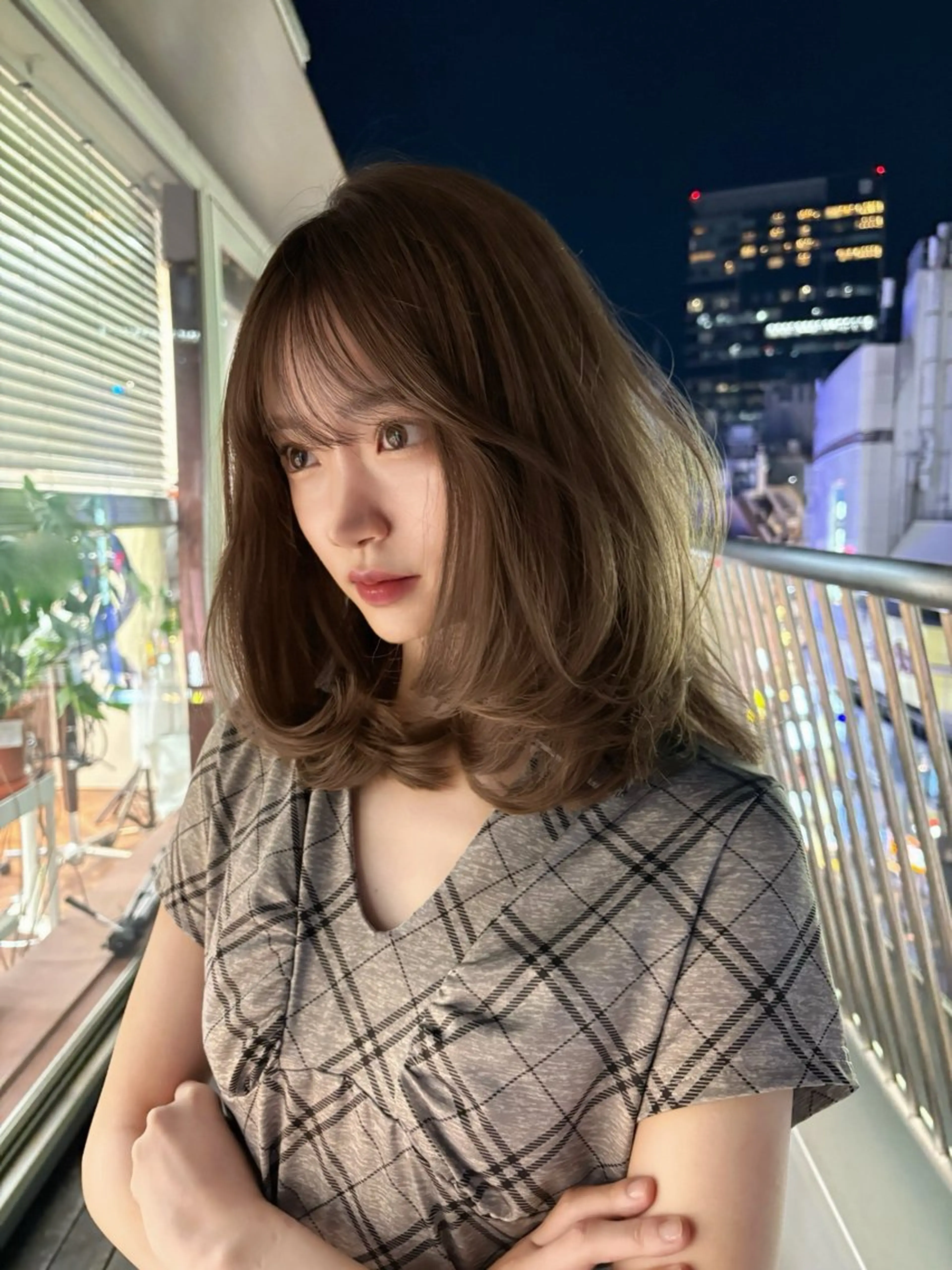 ミディアム Hazuki/ 韓国ヘア🇰🇷のヘアスタイル