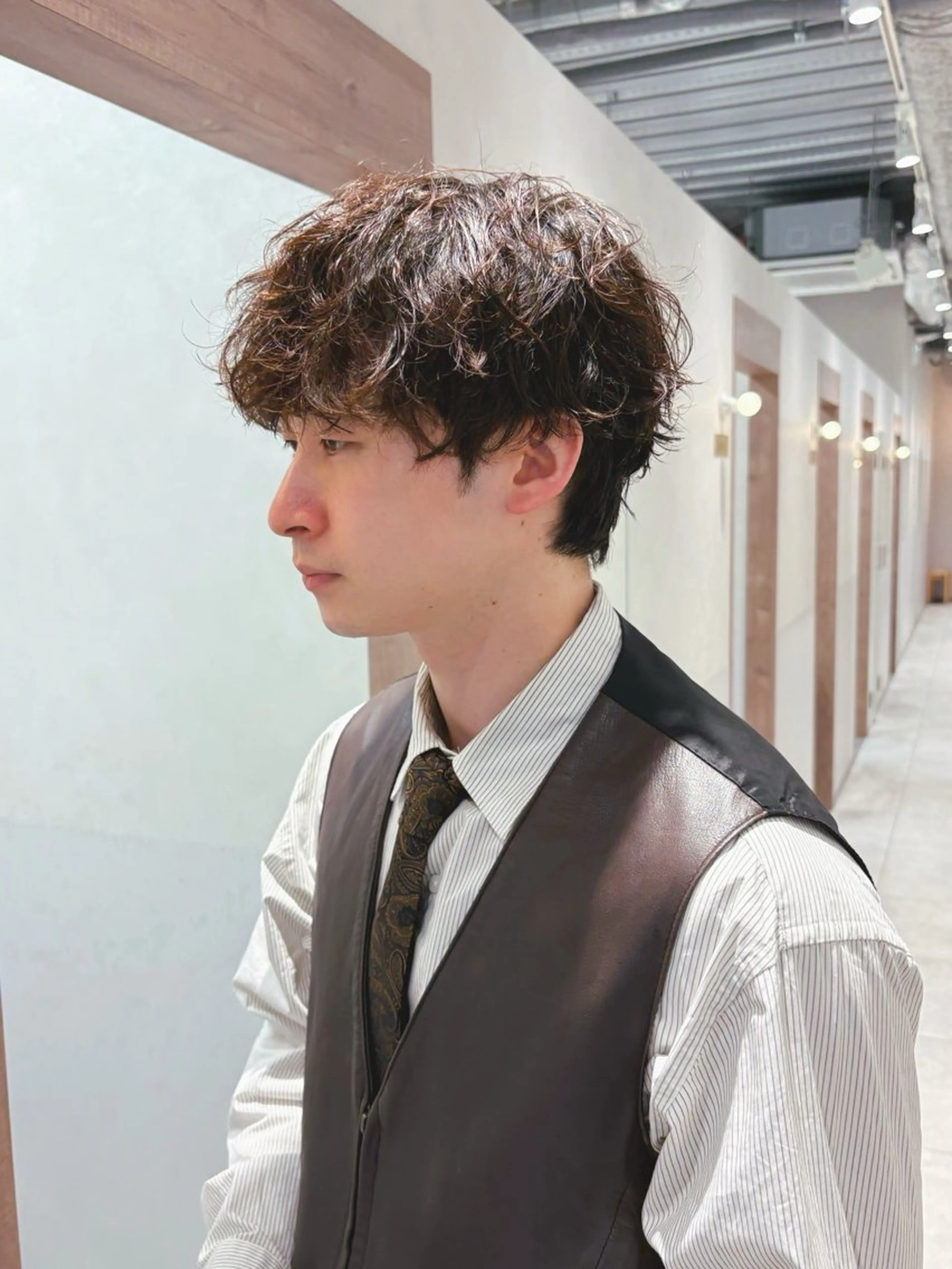 パーマ メンズ カット パーマ メンズパーマ/メンズ カット　田中気理真のヘアスタイル