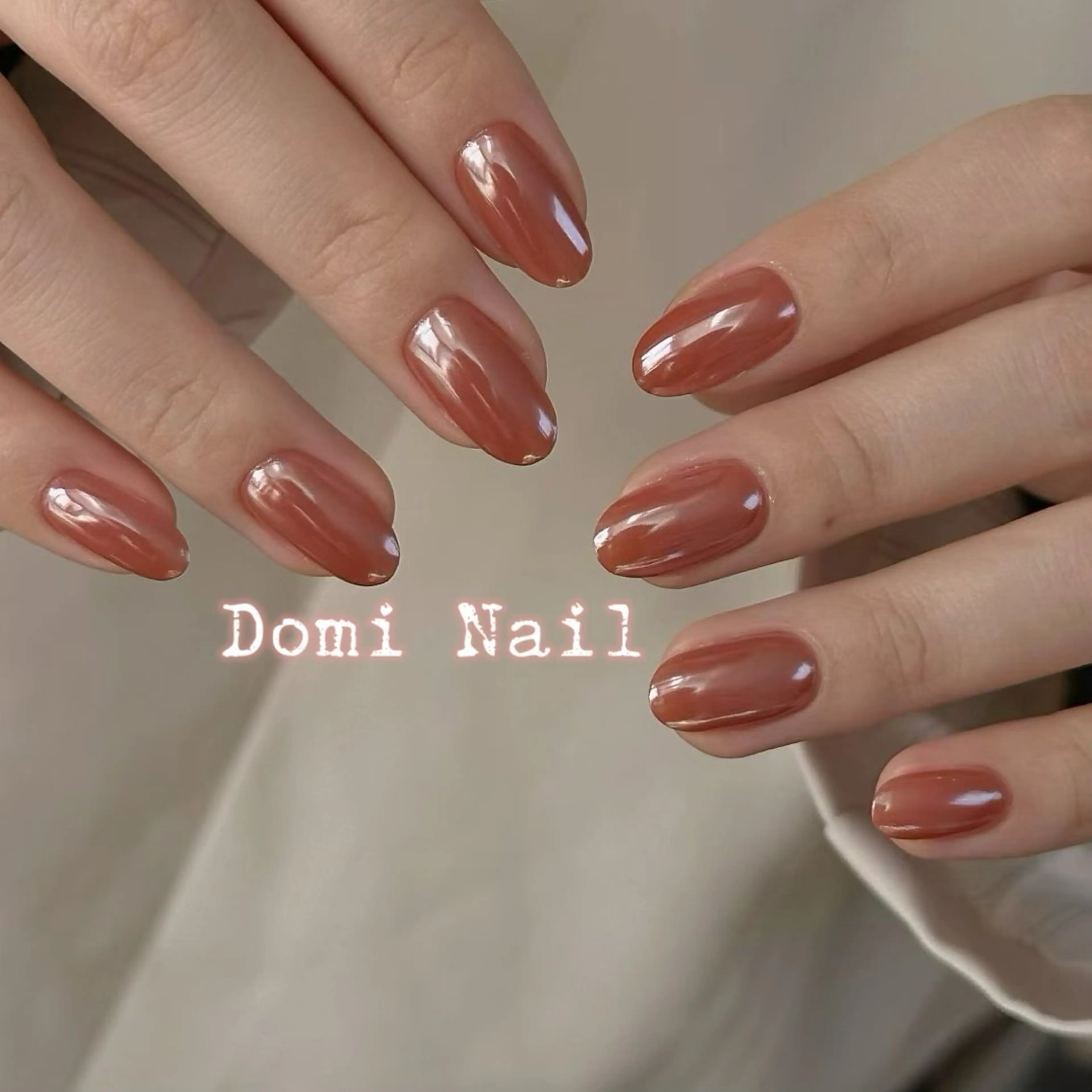 ネイル ミラーネイル ハンドネイル Domi Nail Salonのネイルデザイン