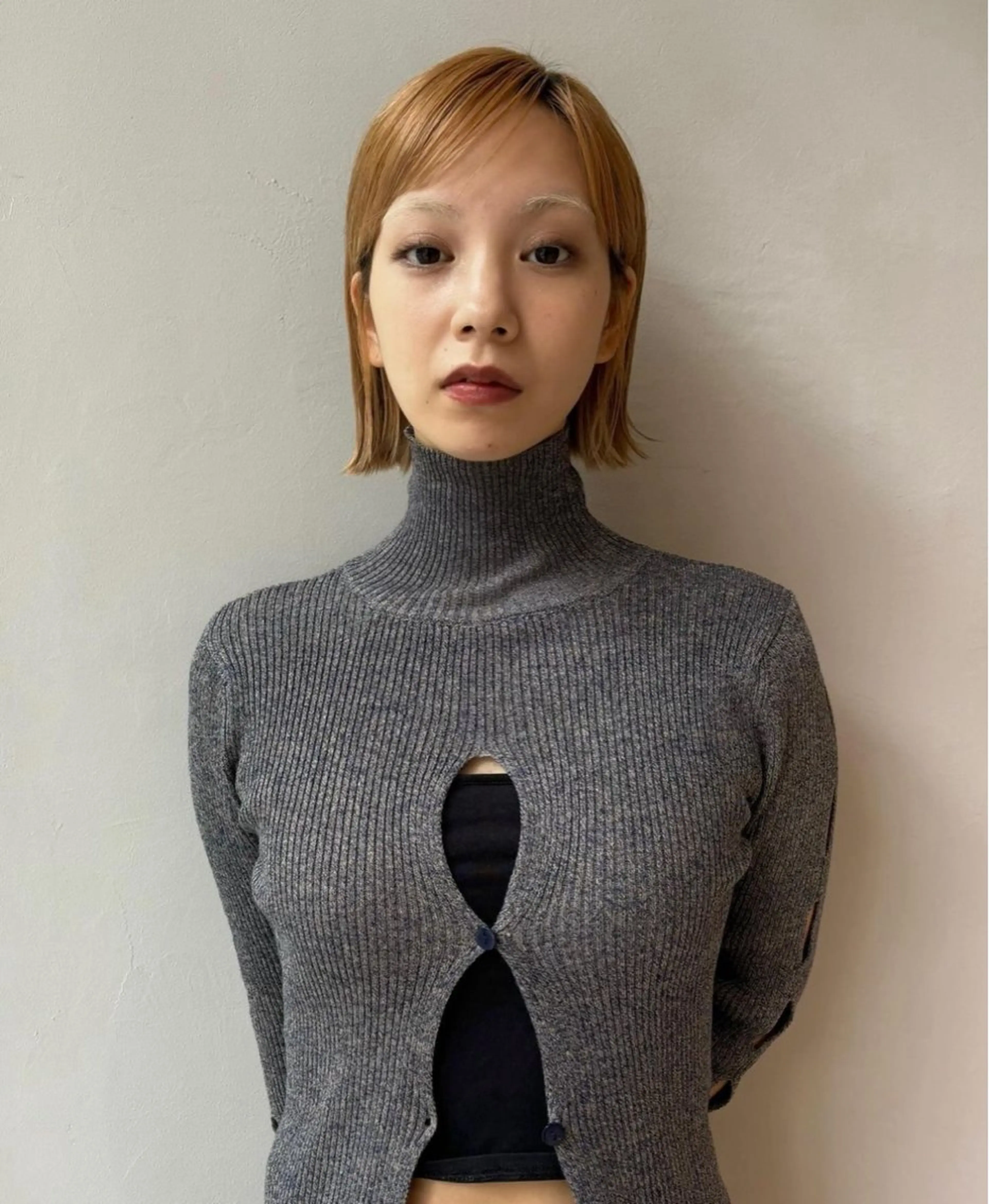 ショート カラー ヘアアレンジ 髪質改善 縮毛矯正 トリートメント 脇野 茉優のヘアスタイル