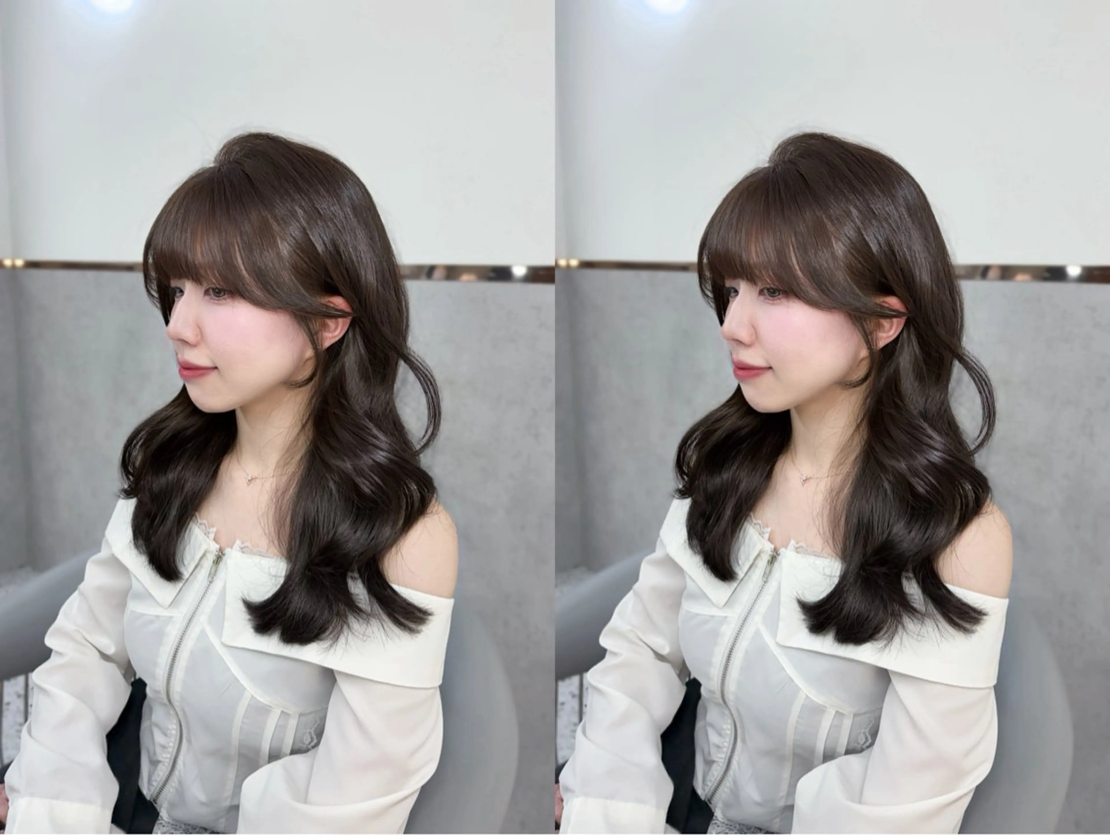 ロング カット ヘアカラー トリートメント 似合わせレイヤー / minami ⟡.·のヘアスタイル