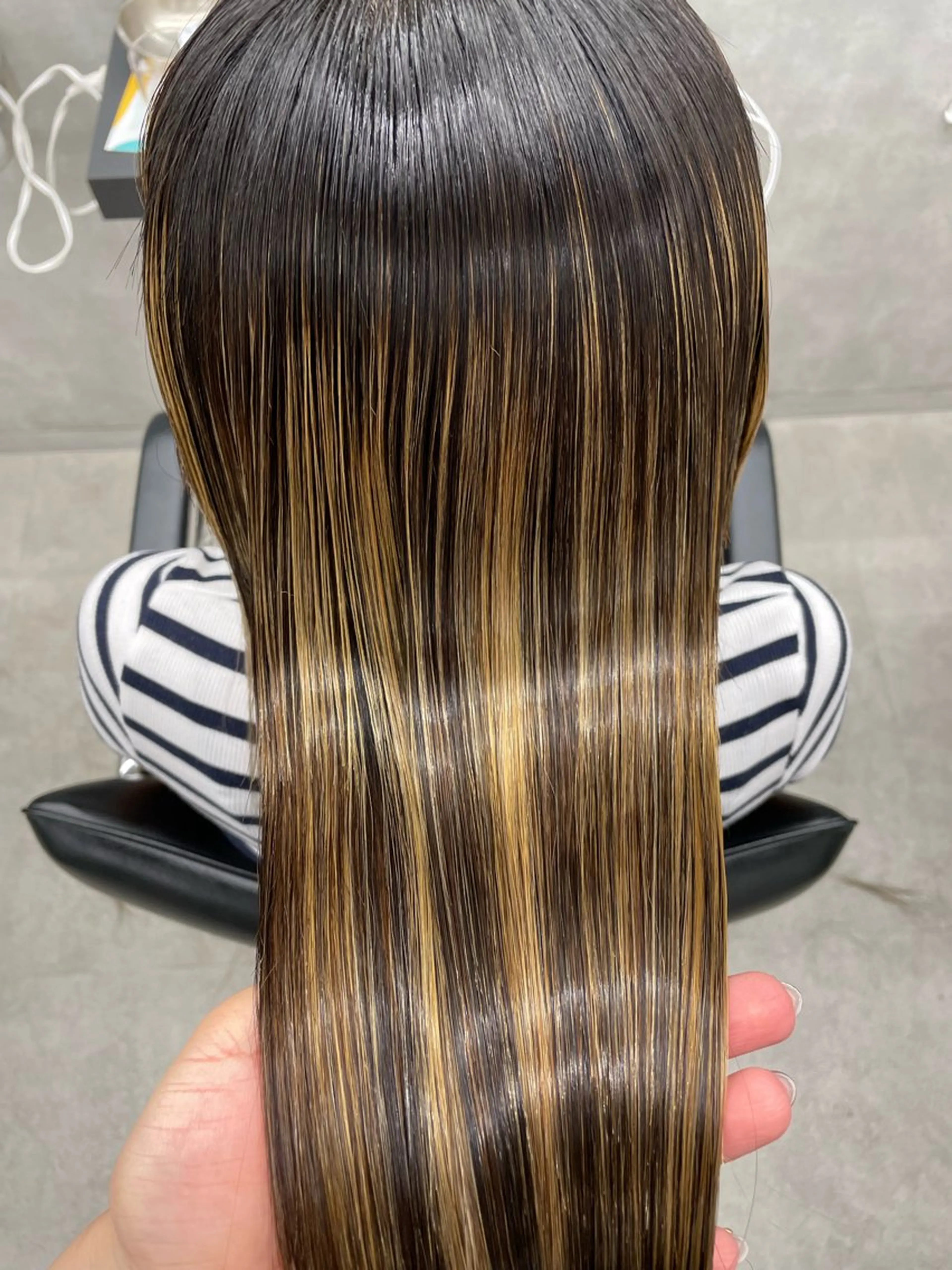 ロング 顔周りカット 髪質改善 韓国風ヘア 縮毛矯正 すぐ巻ける縮毛矯正 🍀勝倉　麗のヘアスタイル