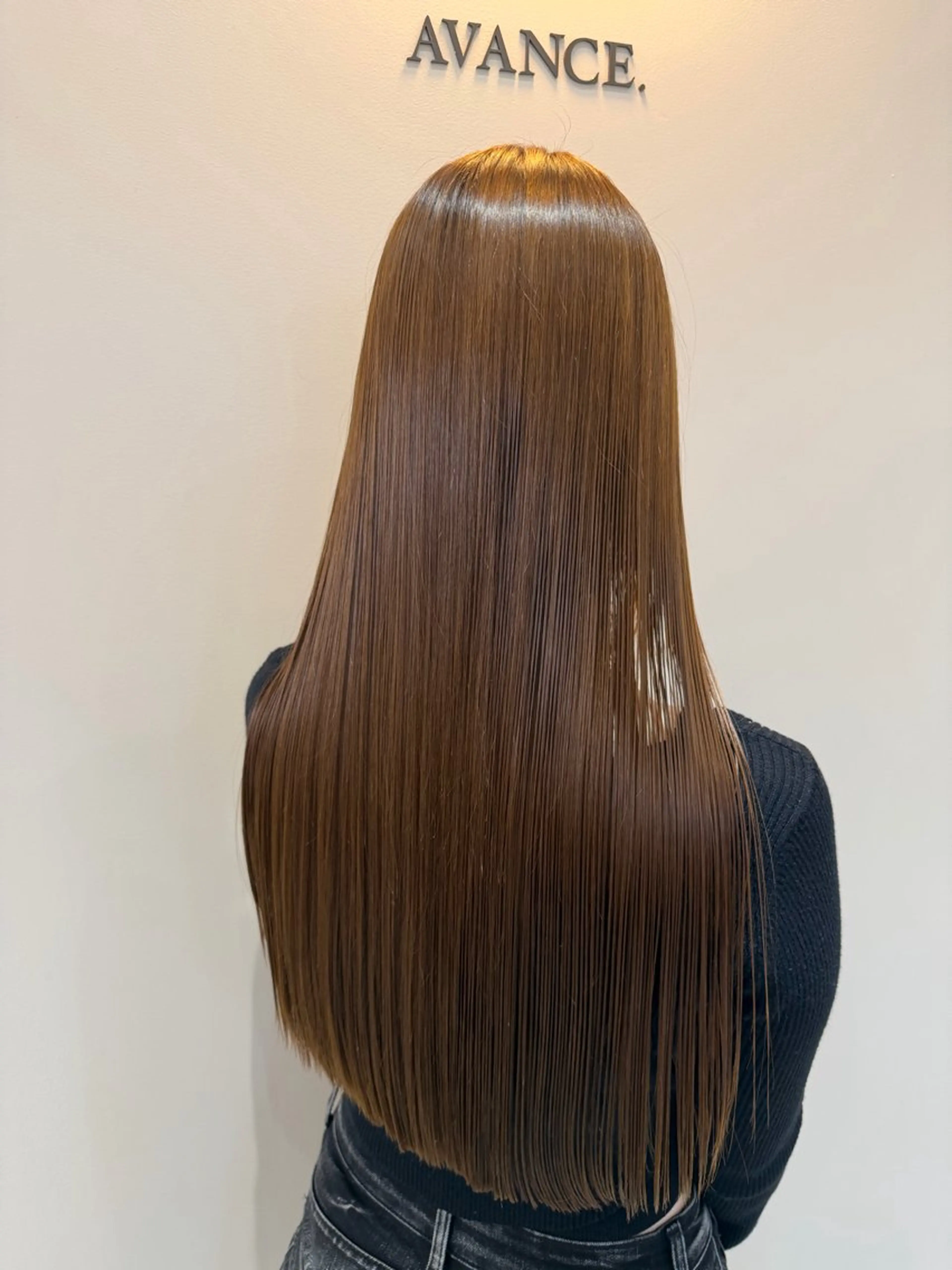 ロング くせ毛 髪質改善 縮毛矯正 AVANCE.Rin /箕面/髪質改善のヘアスタイル