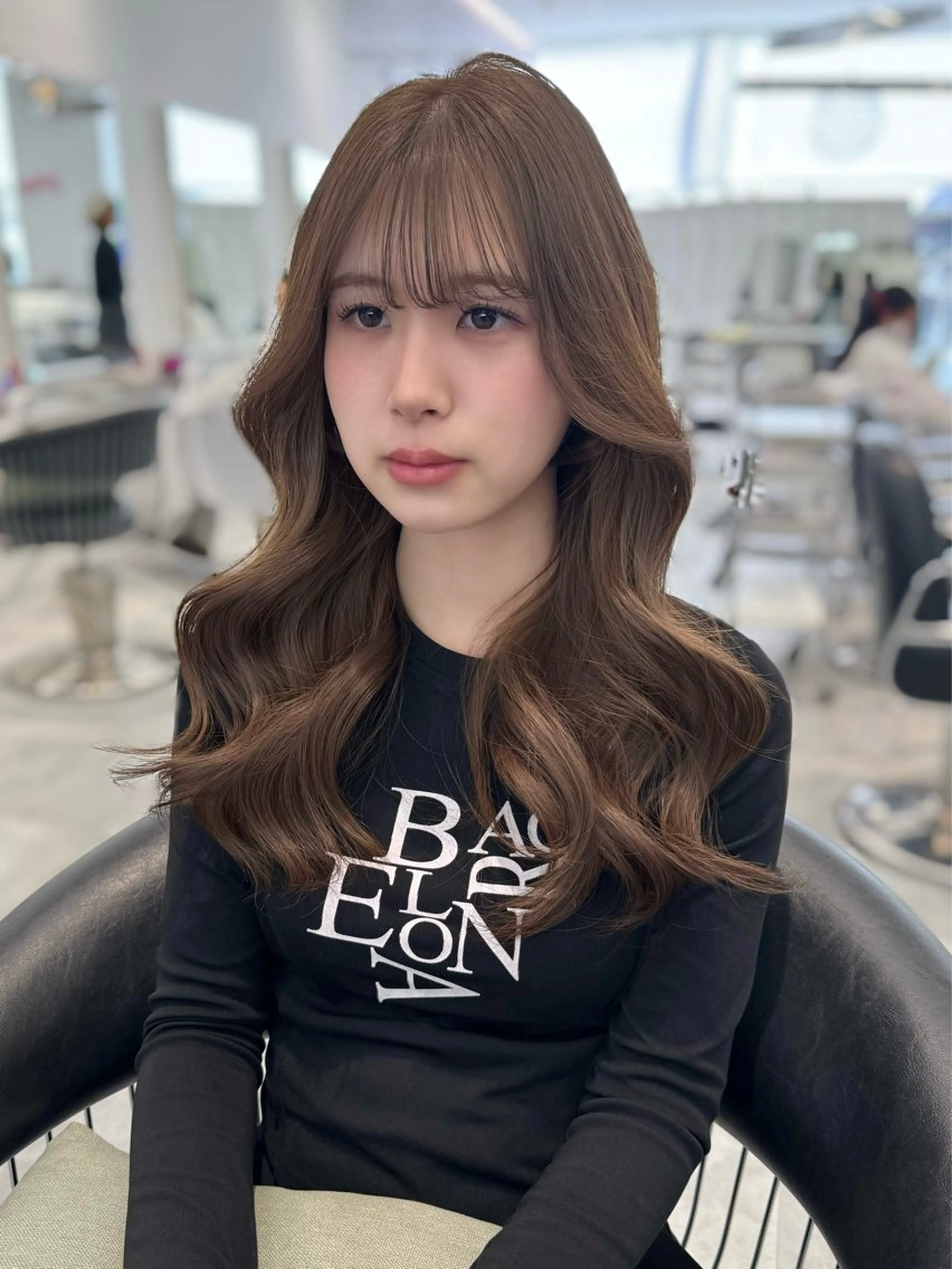 ロング カラー ヘアカラー ParveMix🍀 藤原愛未のヘアスタイル