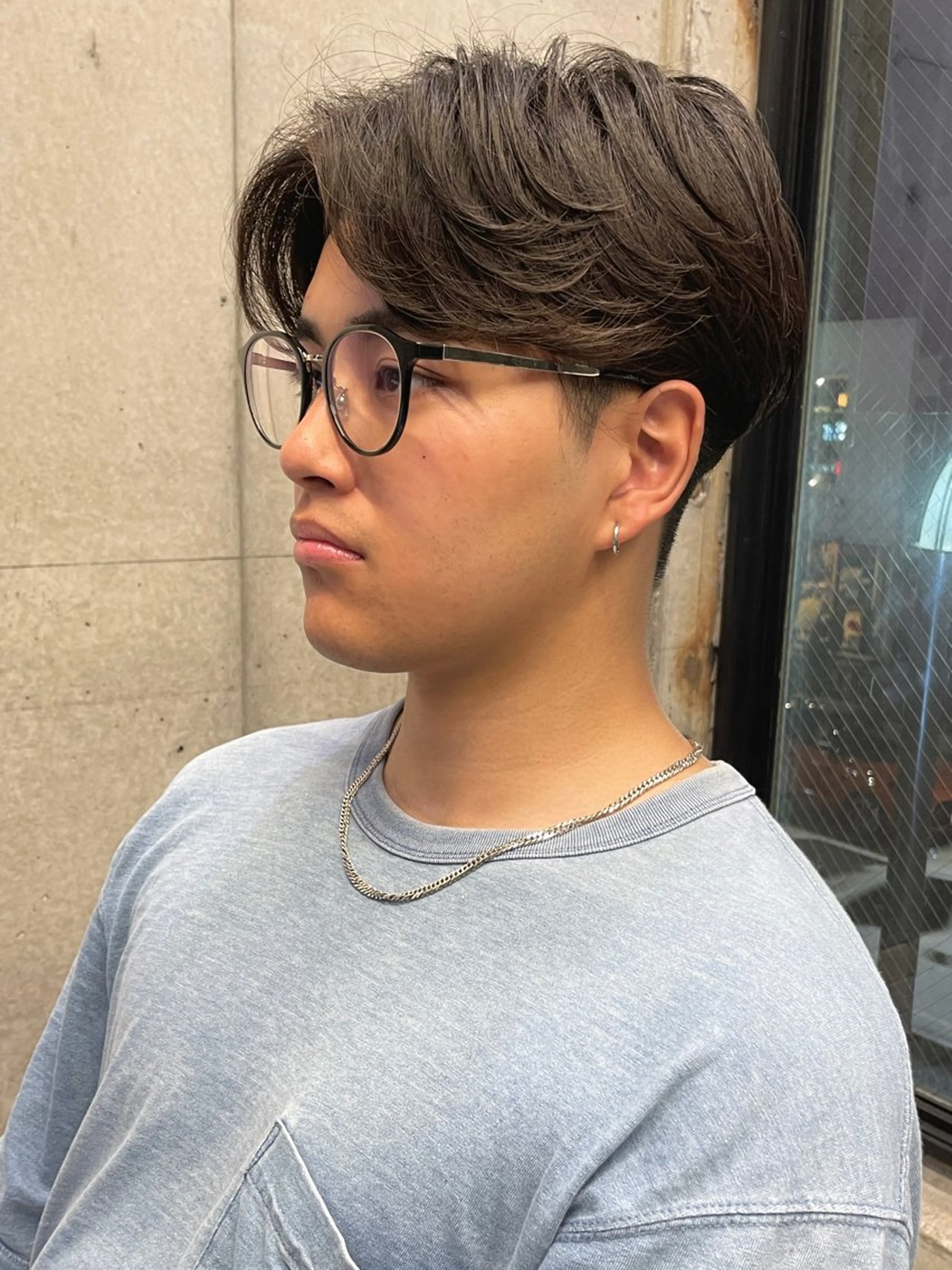 ショート パーマ メンズ 西大島美容師 渡部仁太のヘアスタイル