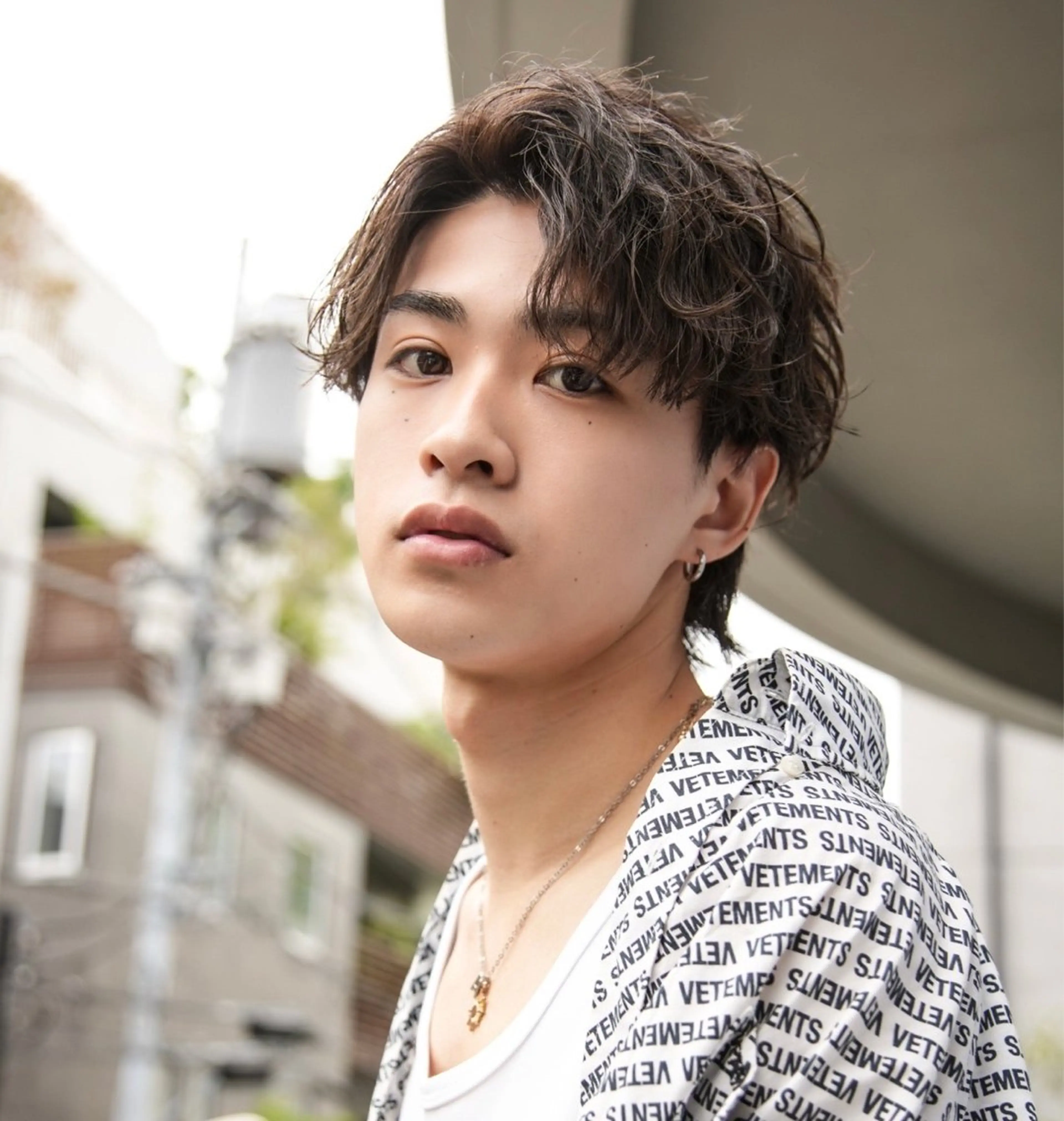 ミディアム カラー パーマ メンズ カット 🔥メンズ🔥かっこ いいが正義！代表柿崎のヘアスタイル