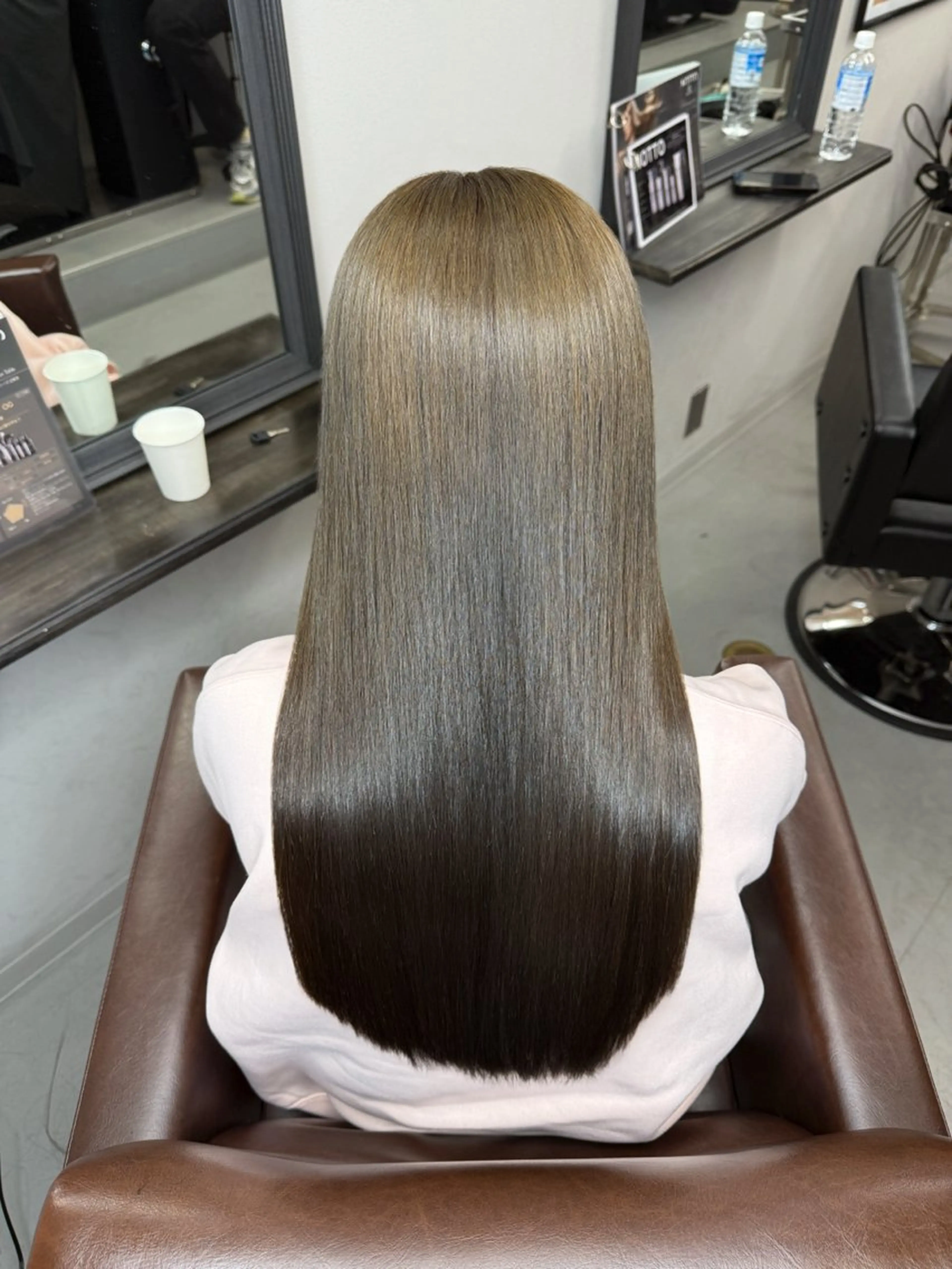 ロング カラー カット ヘアカラー トリートメント 縮毛矯正/韓国 /店長/KANATOのヘアスタイル