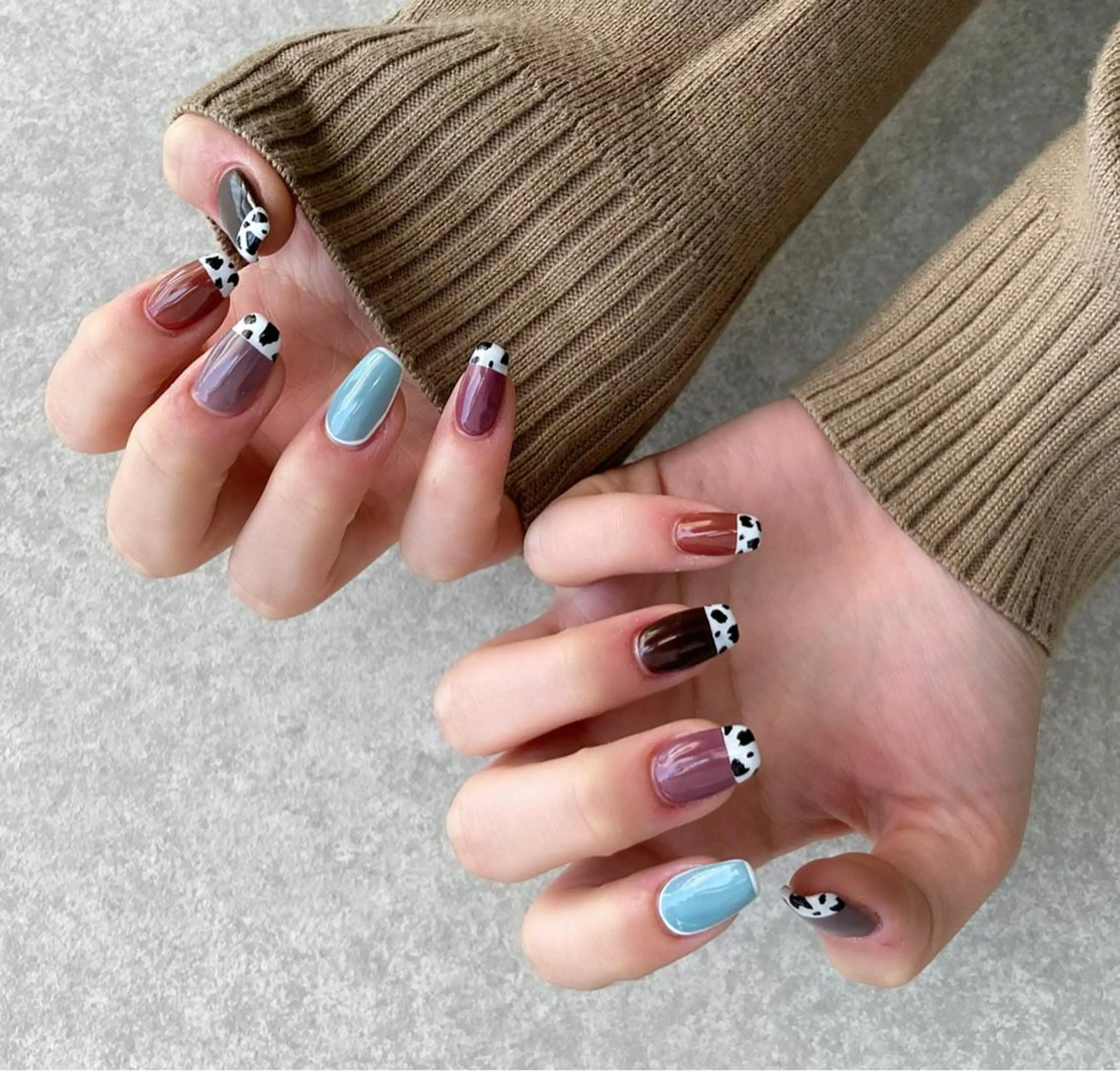 ネイル 持ち込み スカルプネイル ハンドネイル nail salon Soeurのネイルデザイン