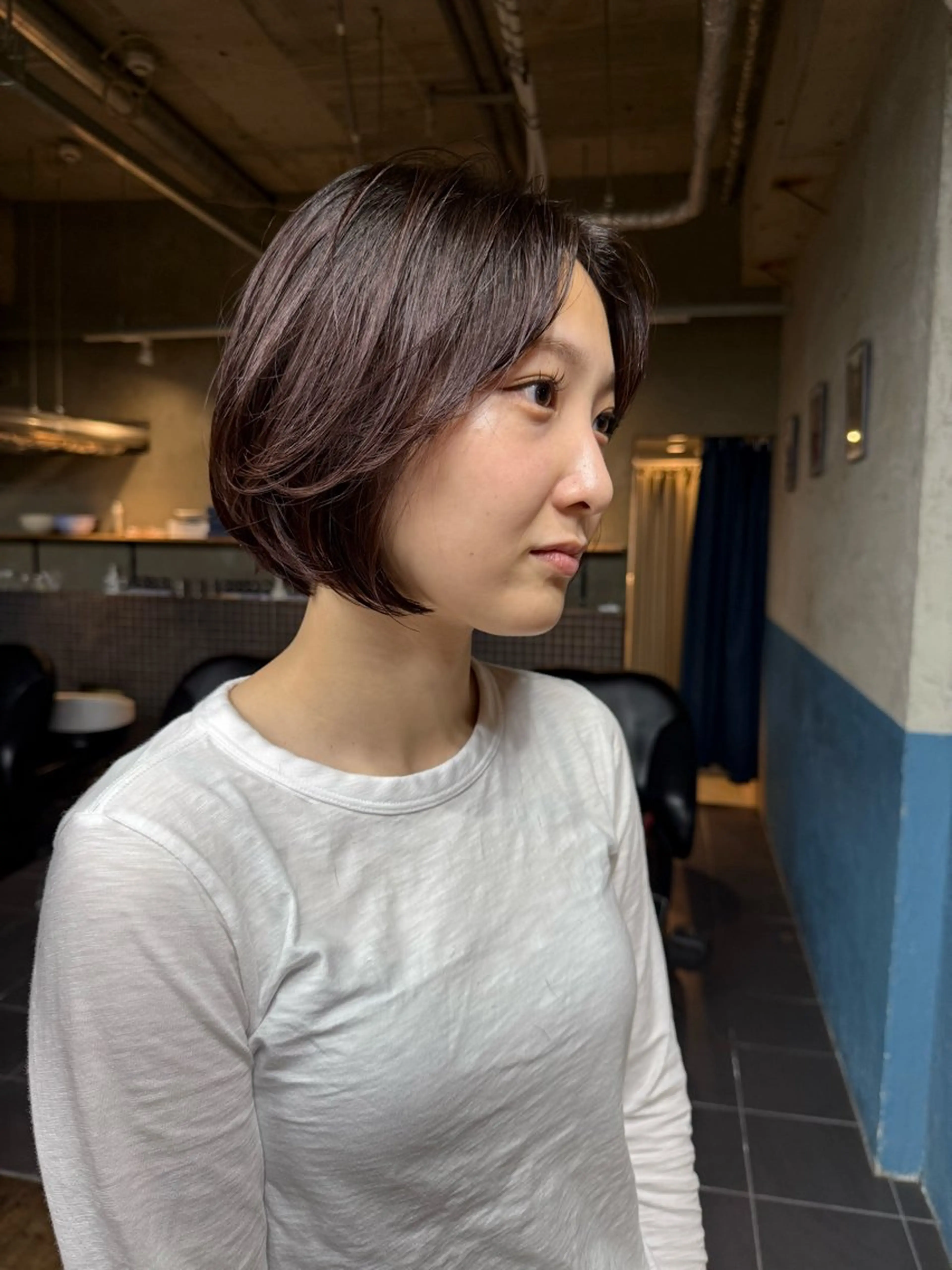 ショート ボブ レイヤーカット 藤本 一佳のヘアスタイル