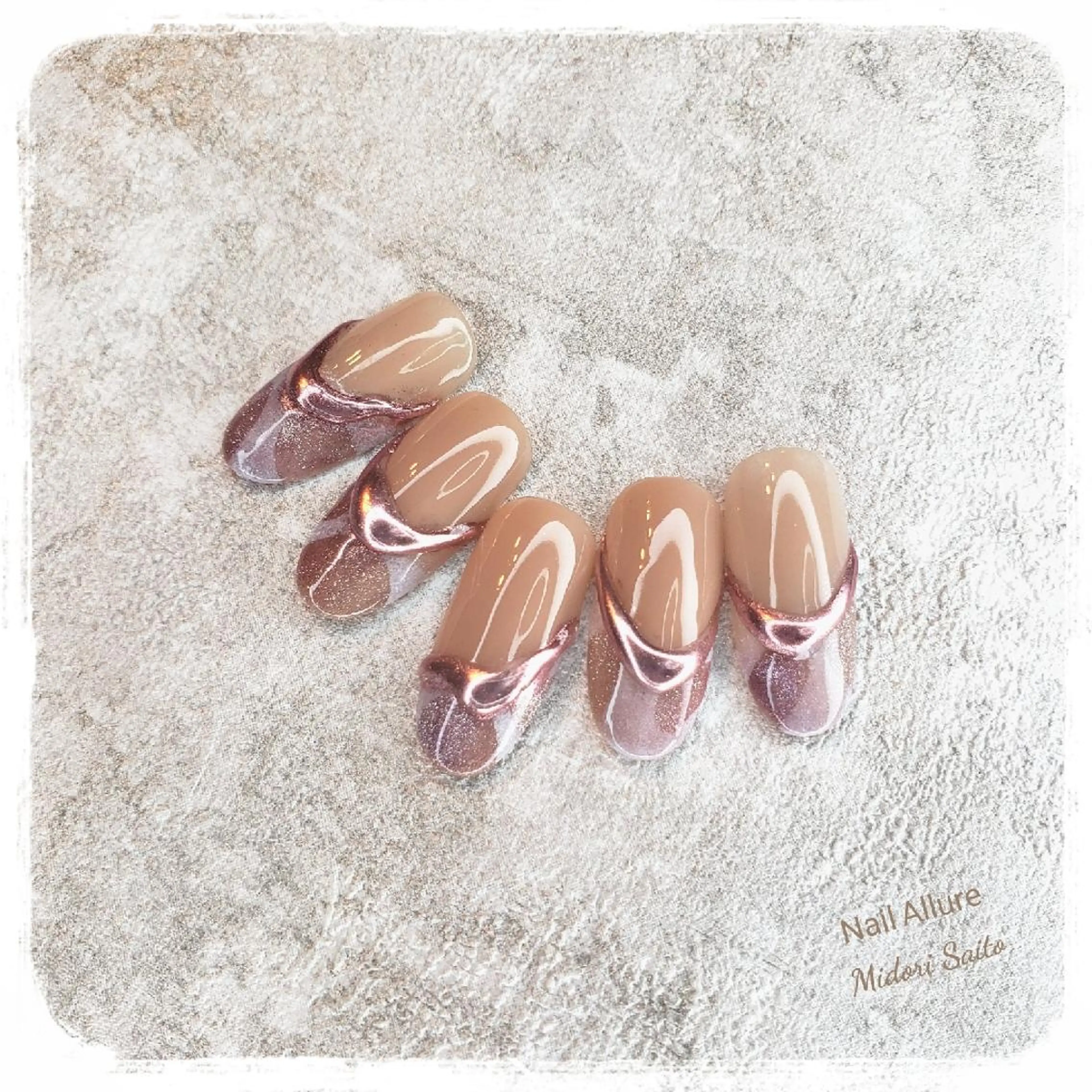 ネイル ジェルネイル マグネットネイル ミラーネイル ニュアンスネイル スカルプネイル Nail Allureのネイルデザイン