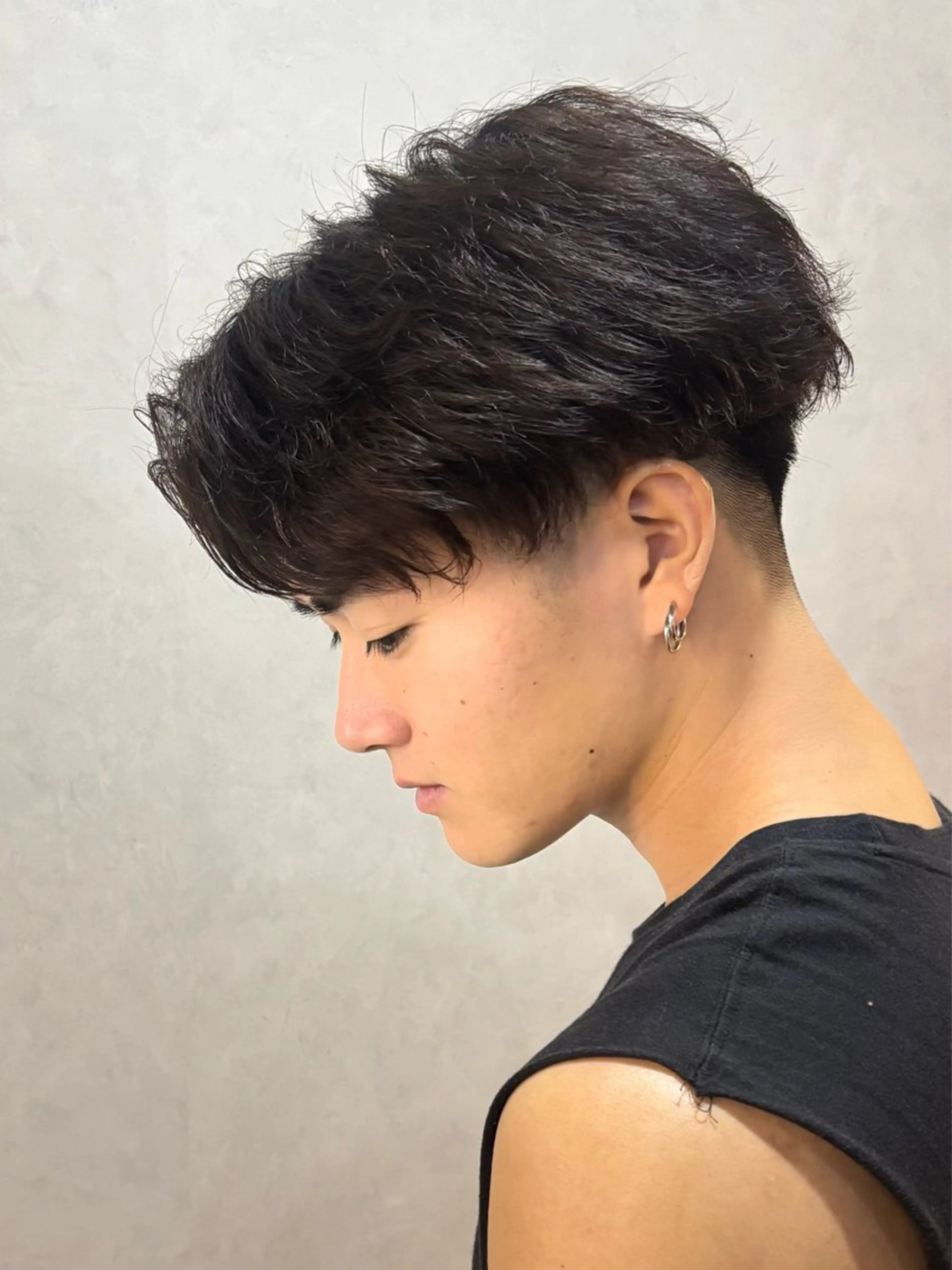 ショート カット パーマ mellow men 's MIZUKIのヘアスタイル