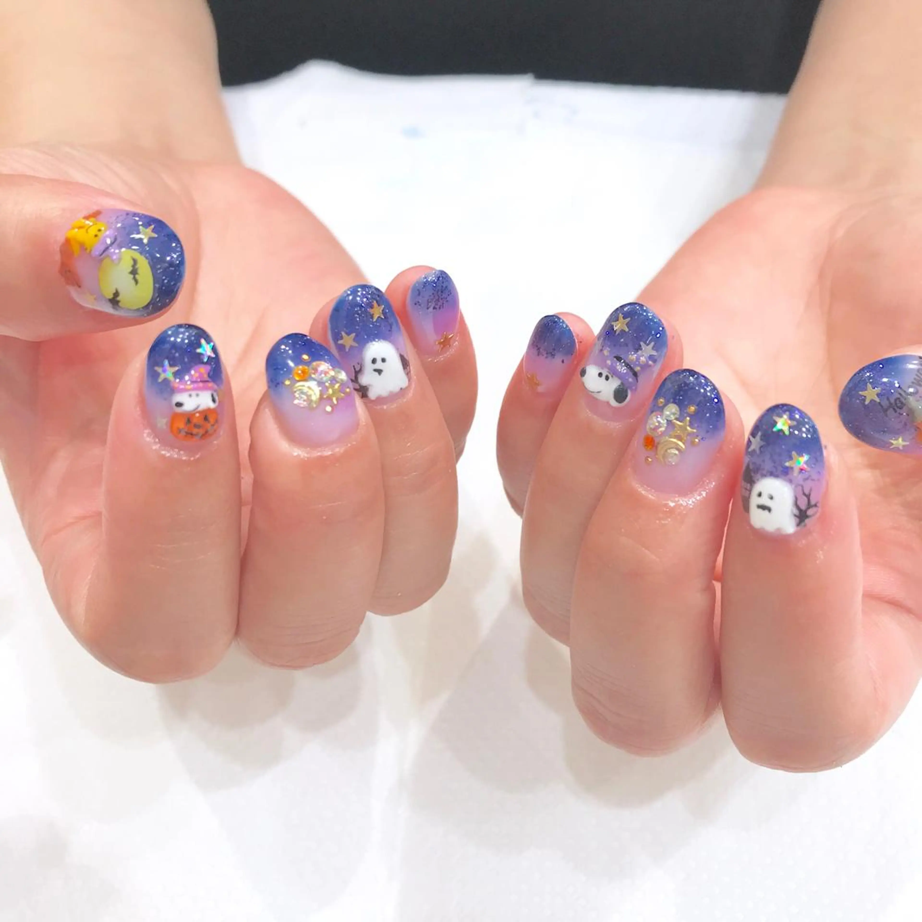 ネイル ハロウィン Ash関内ネイリスト 荒木のネイルデザイン