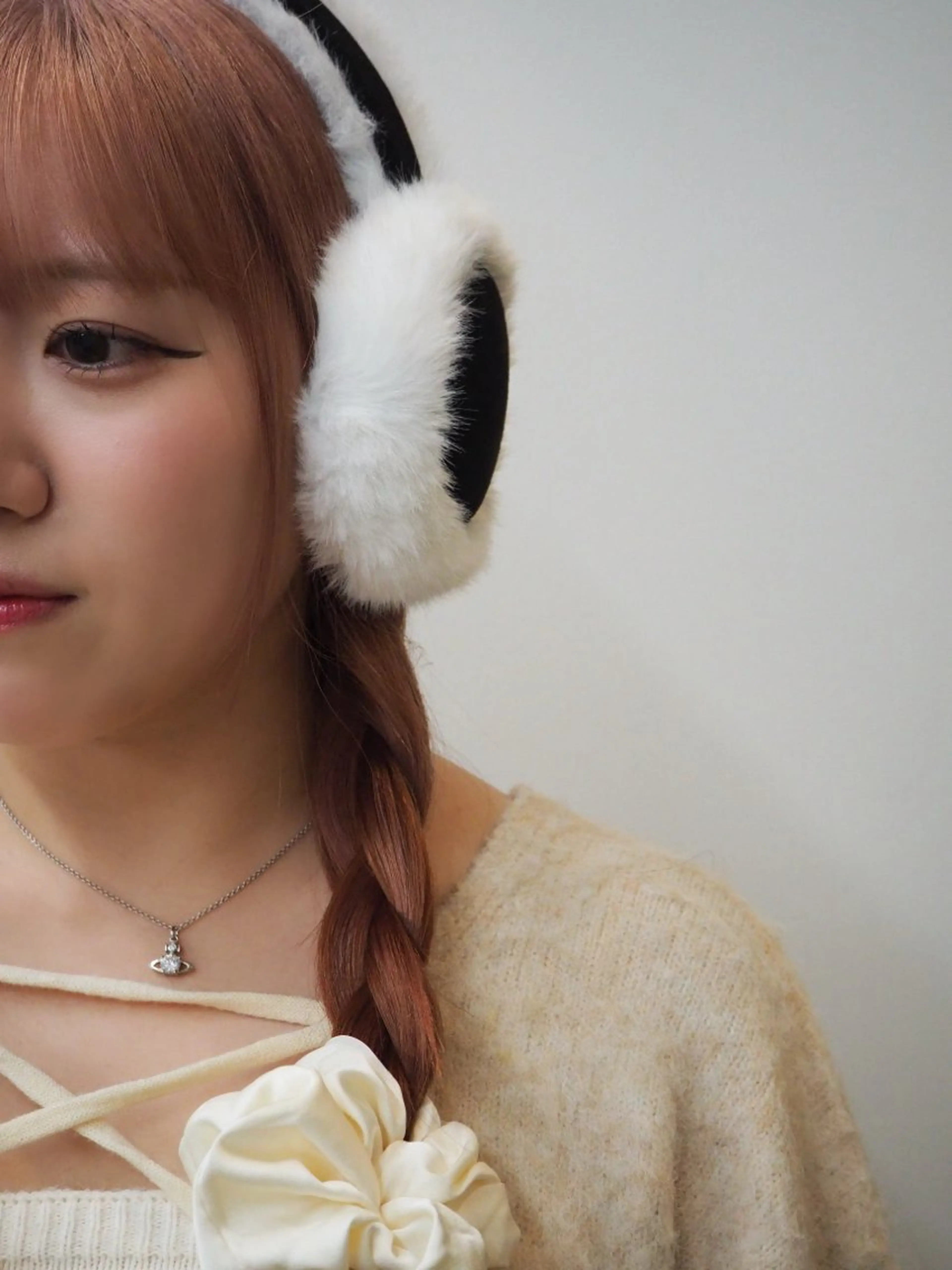 ロング カラー ベージュカラー ブリーチ ピンクカラー ピンクベージュ マユ/ SYS by fitのヘアスタイル