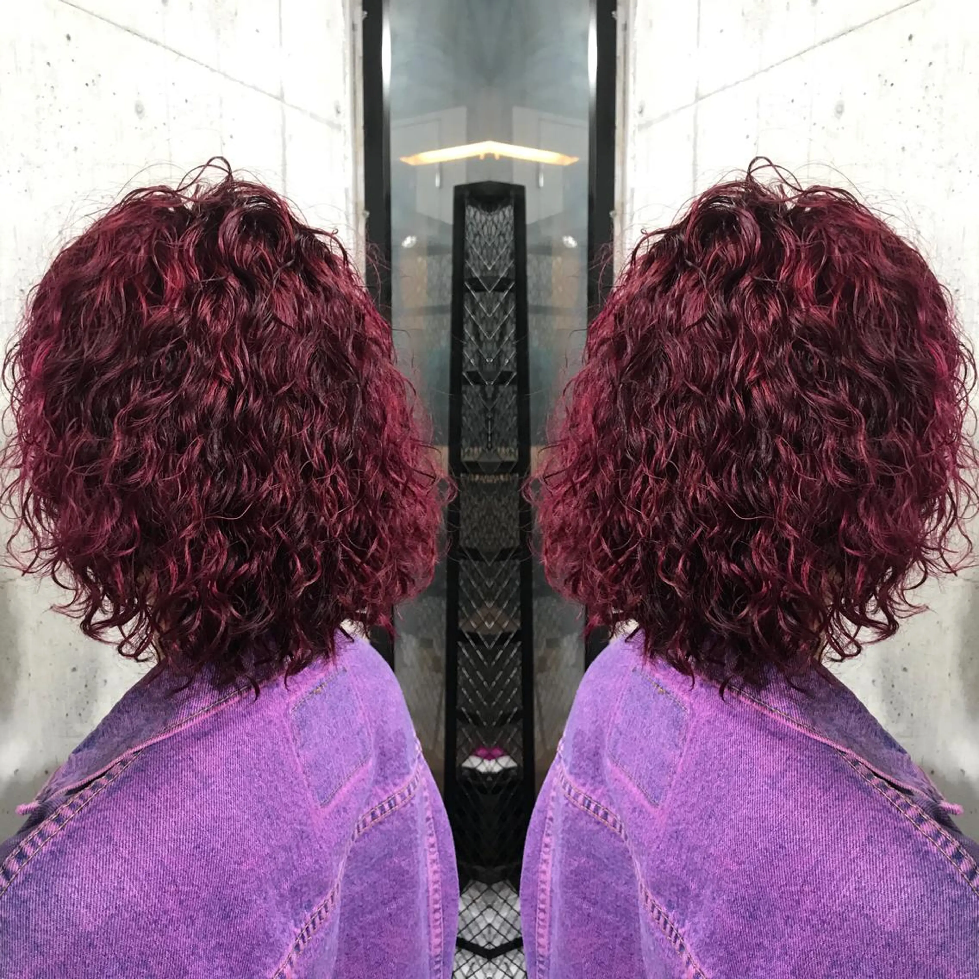 ミディアム カラー パーマ ヘアアレンジ メンズ キッズ ネイル マツエク・マツパ サロンドミルク 原宿のヘアスタイル