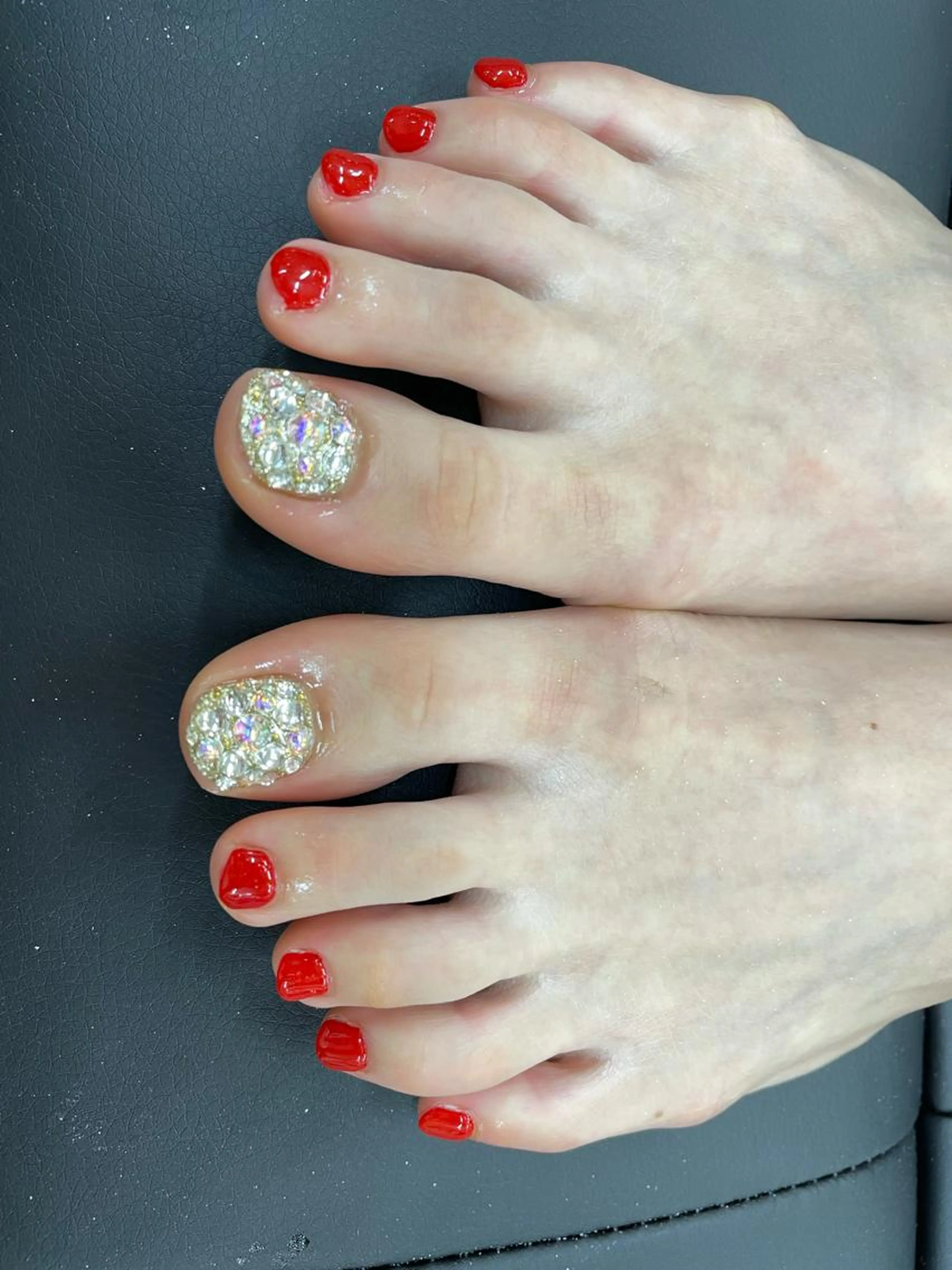 フットデザイン(親指)💛の写真