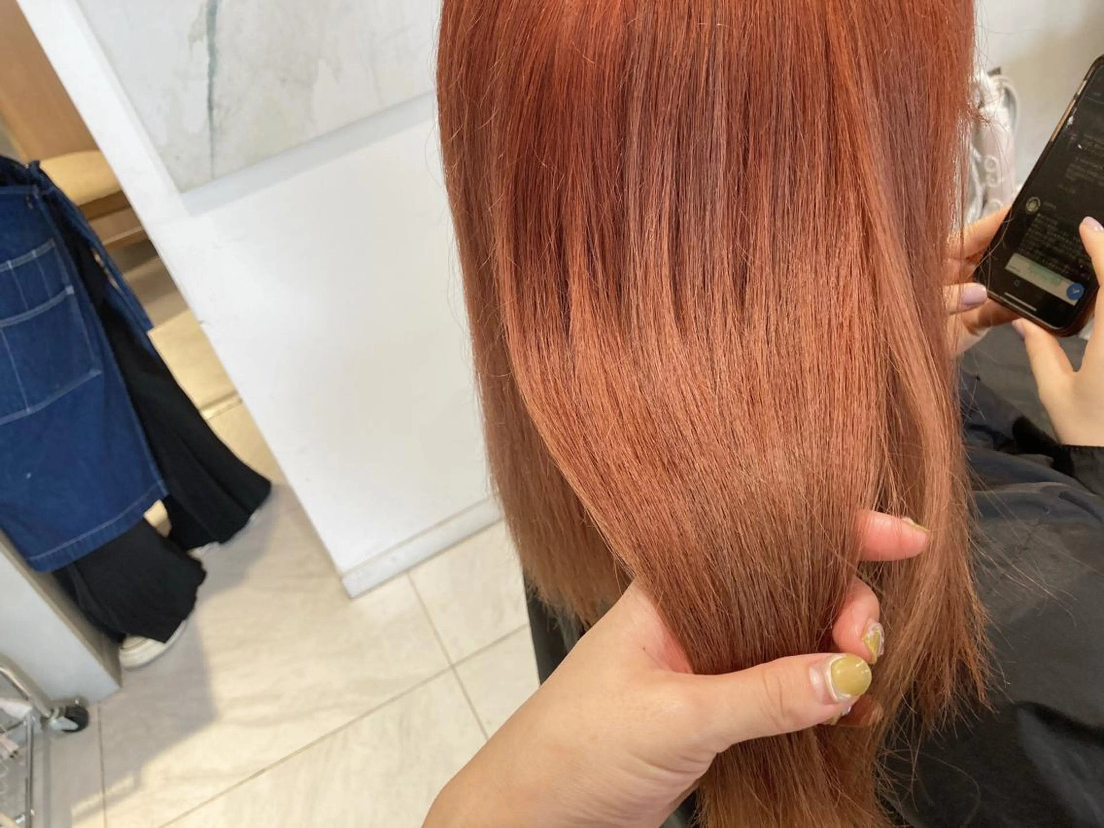 ミディアム カラー ブリーチ オリーブ透明感カラー 表参道/MIKUのヘアスタイル