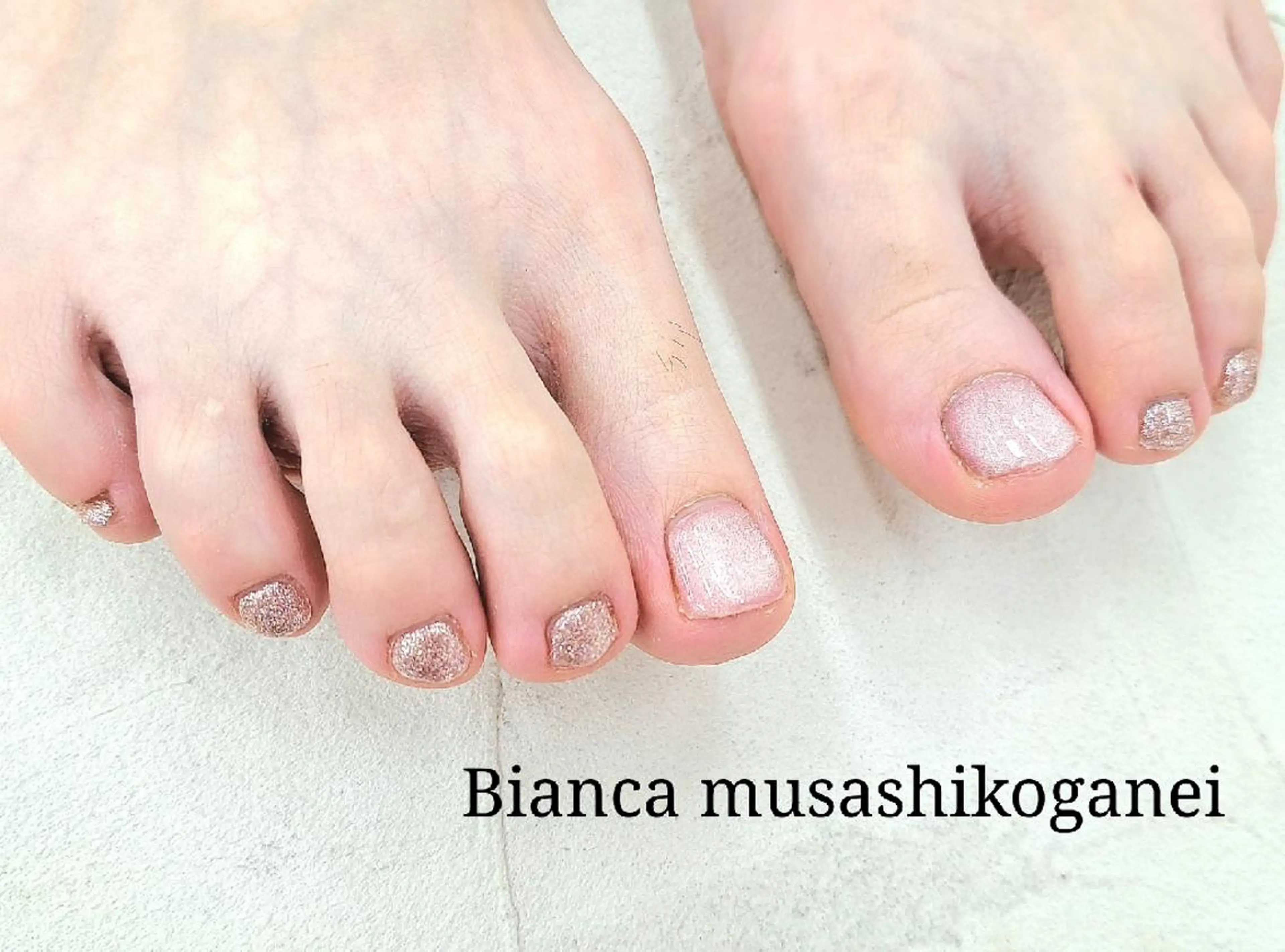 ネイル マグネットネイル フットネイル Bianca八王子 まえさだのネイルデザイン