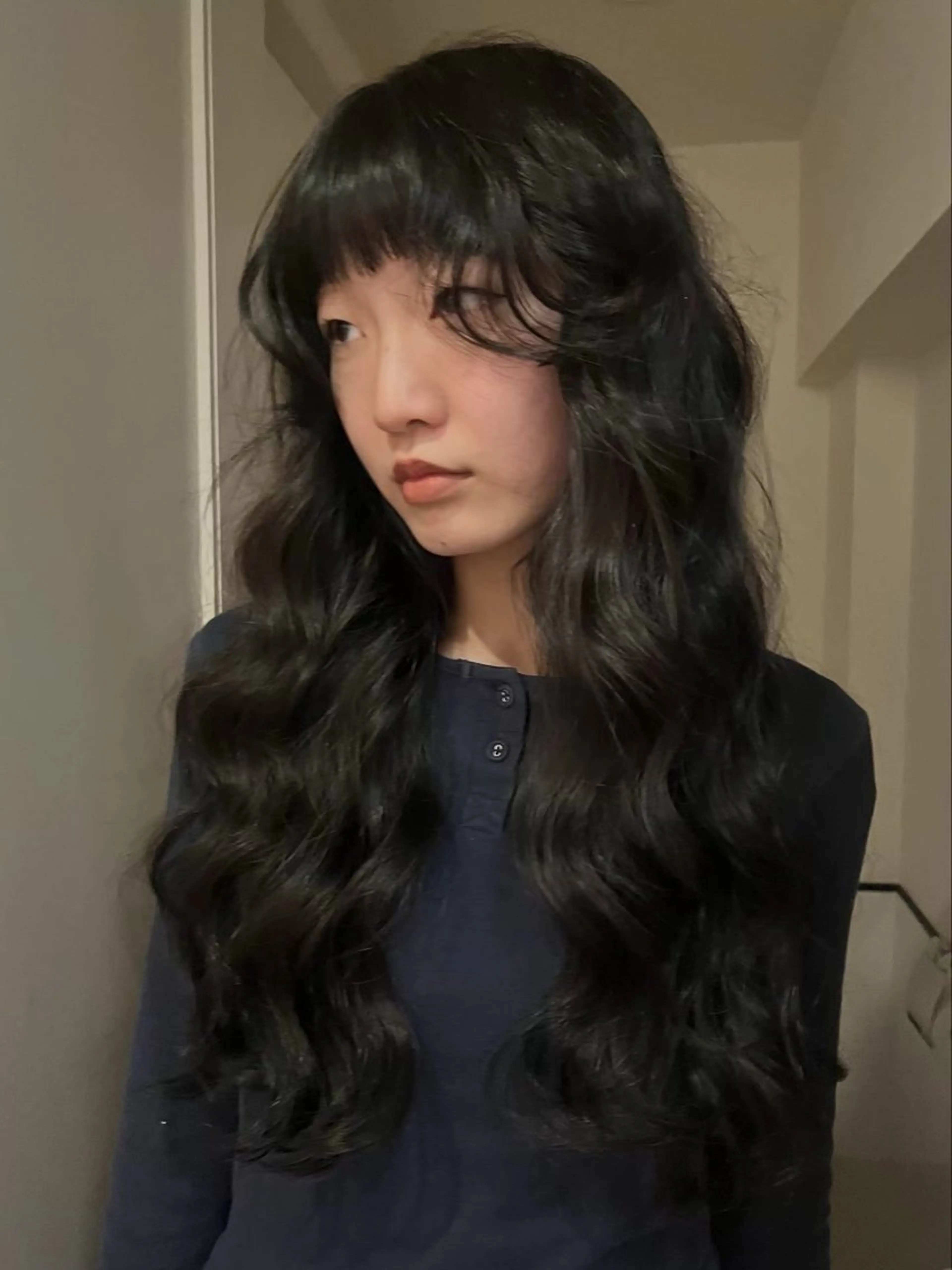 ロング カラー 透明感カラー ヘアカラー トリートメント いろは🧤 カラーモデル/栄のヘアスタイル