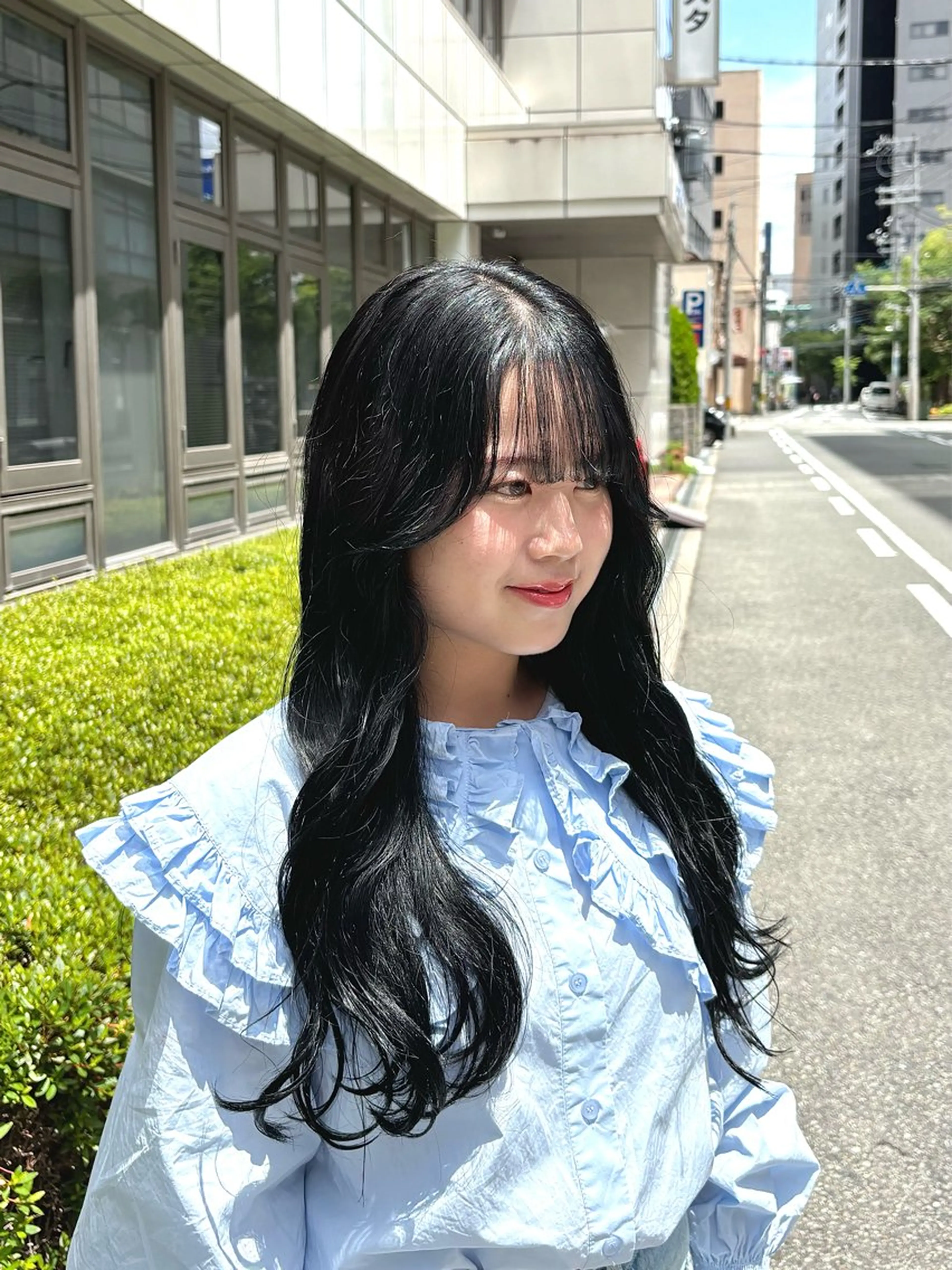 ロング カラー ヘアカラー トリートメント cope'u 本店所属・【梅田】ハッシュ /デザインカラーのヘアスタイル