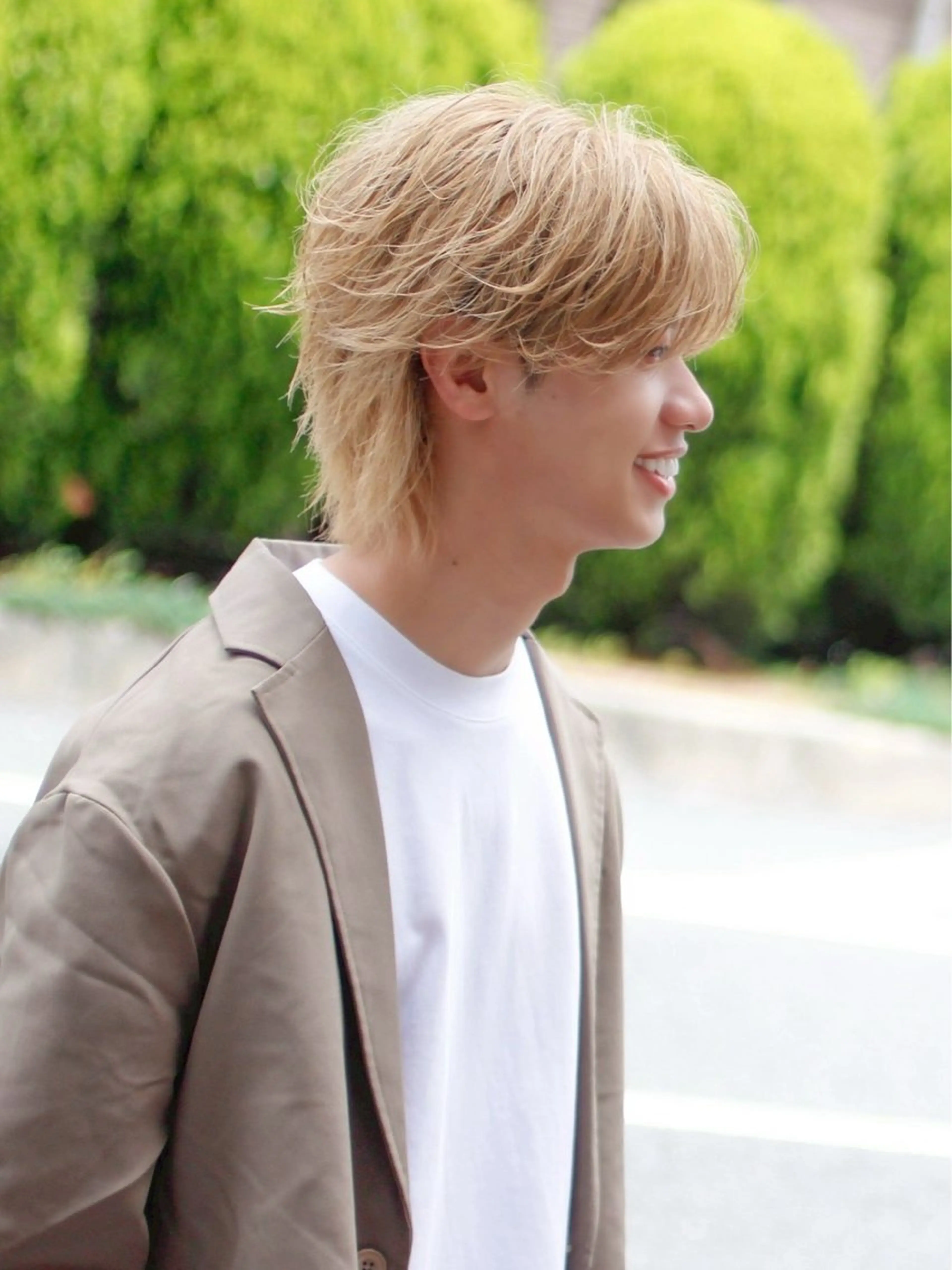 メンズカット+ブリーチダブルカラー¥12080の写真