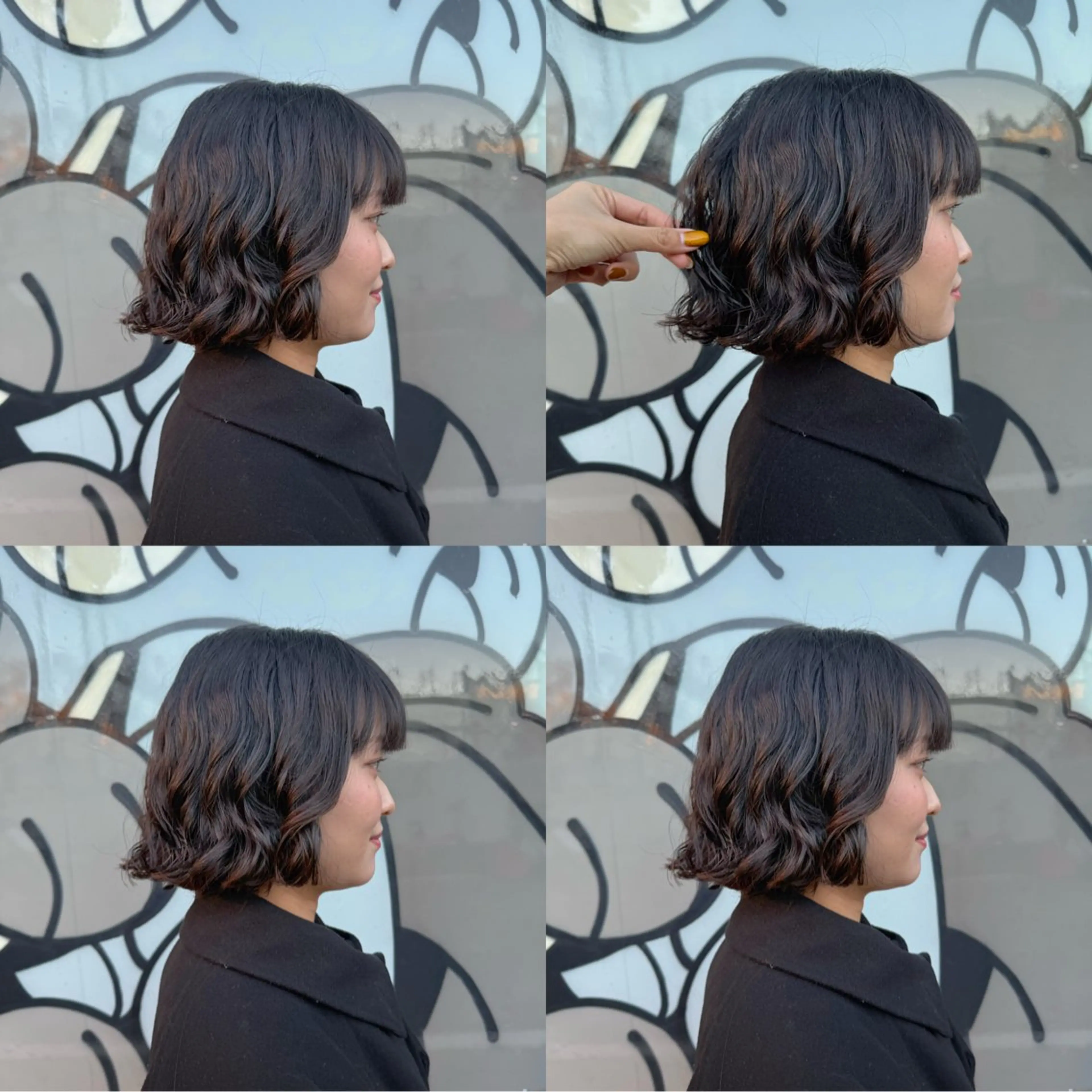 ミディアム デジタルパーマ/ ウェーブパーマ/神野のヘアスタイル