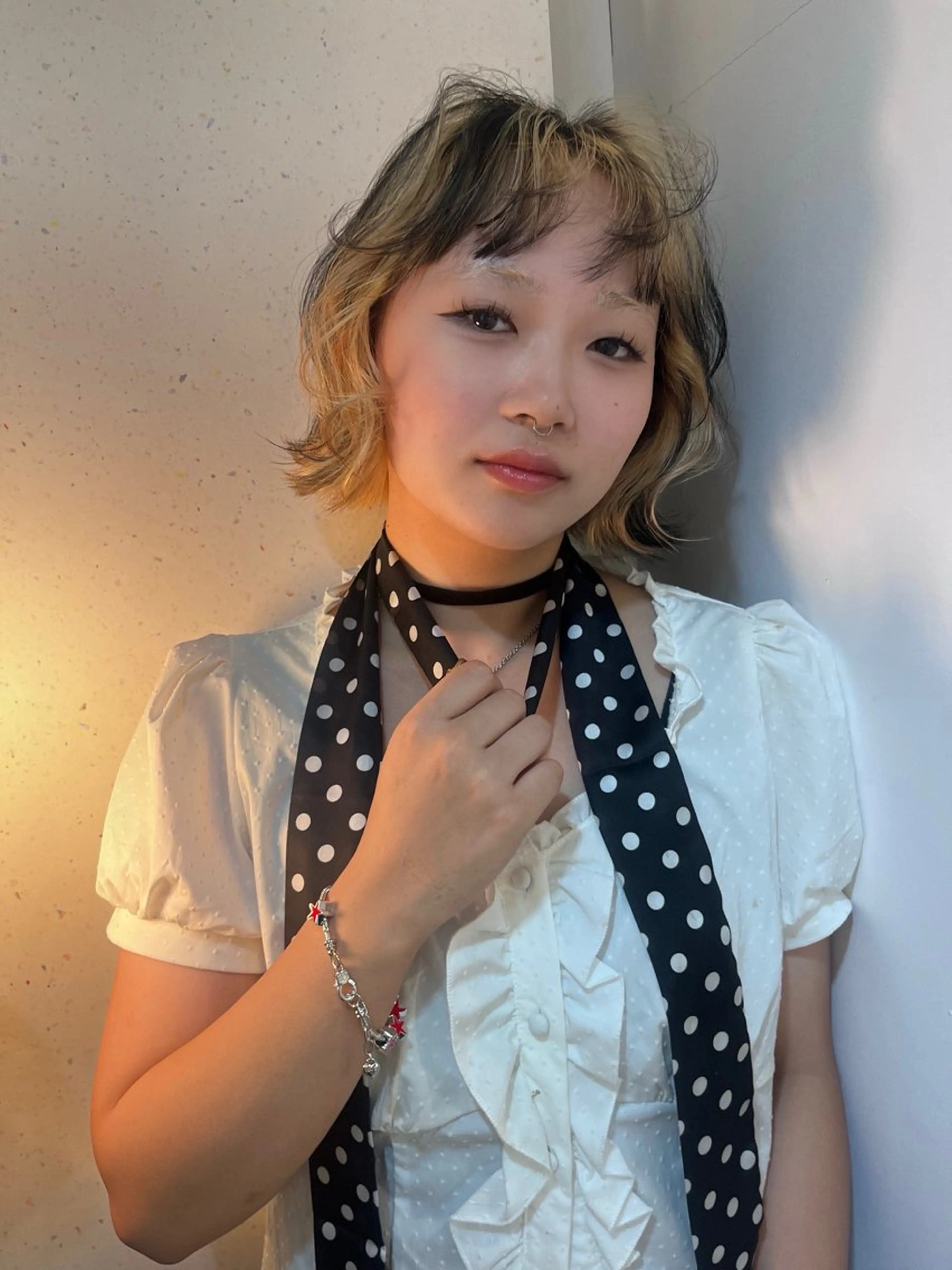 カラー カット ヘアカラー トリートメント ヘッドスパ ness 一花のヘアスタイル