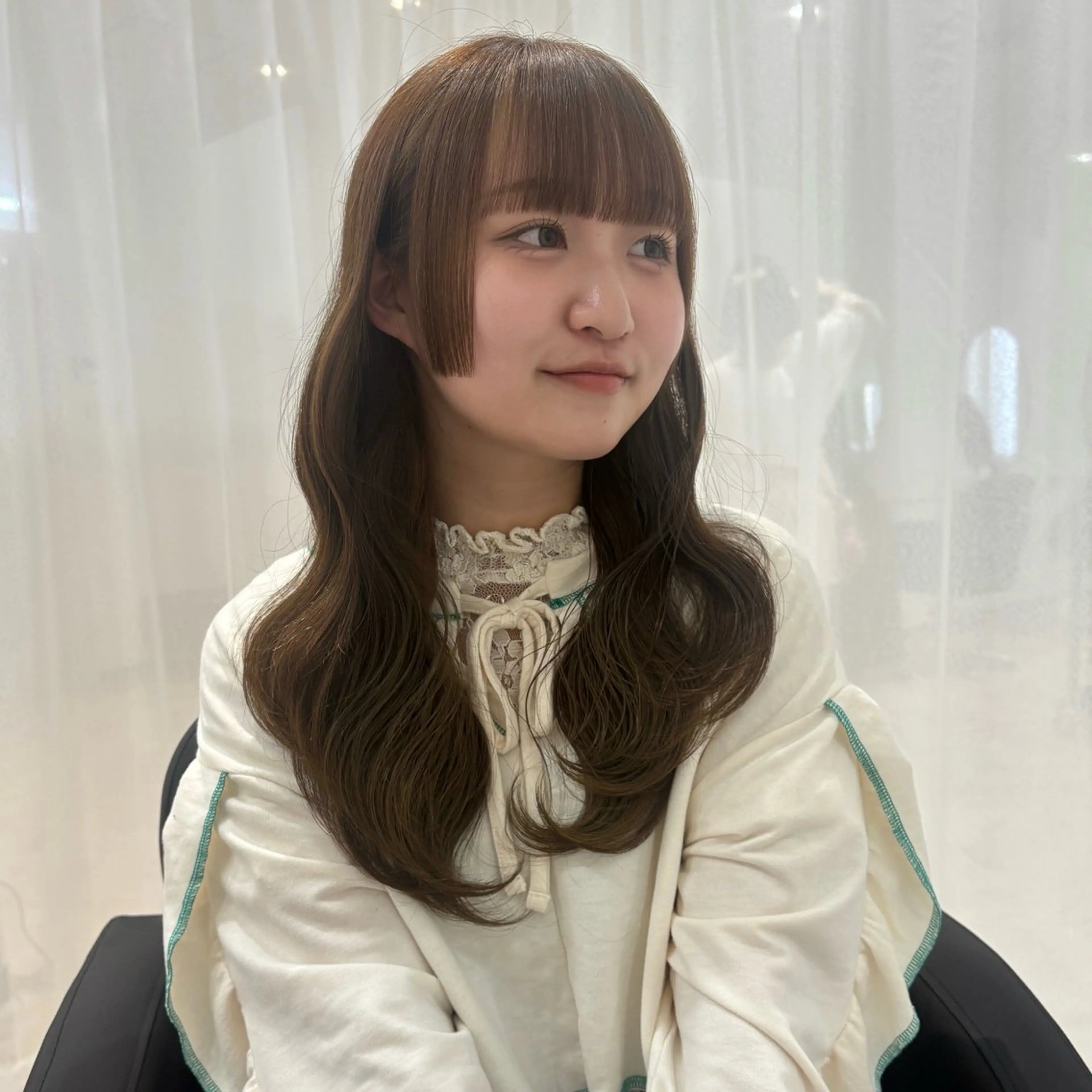 ロング カラー カット ヘアカラー yukari🌷名駅 ＊大人かわいい艶髪のヘアスタイル